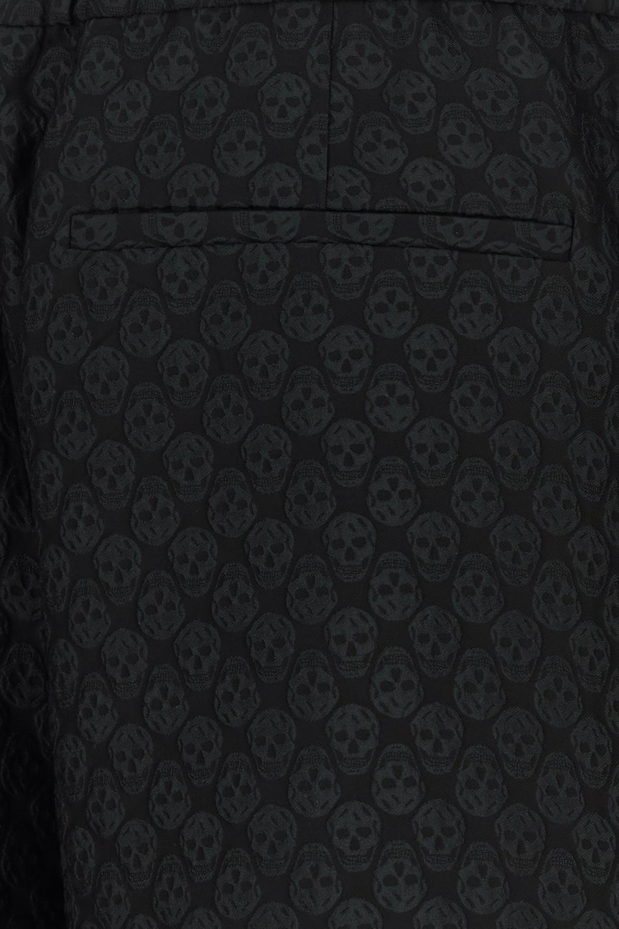 Alexander McQueen Bermuda in misto viscosa nera, view 5