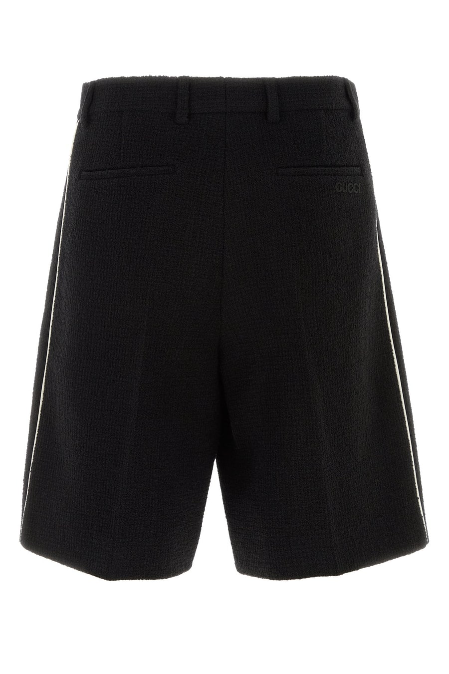 Gucci Bermuda in bouclé nero, view 2