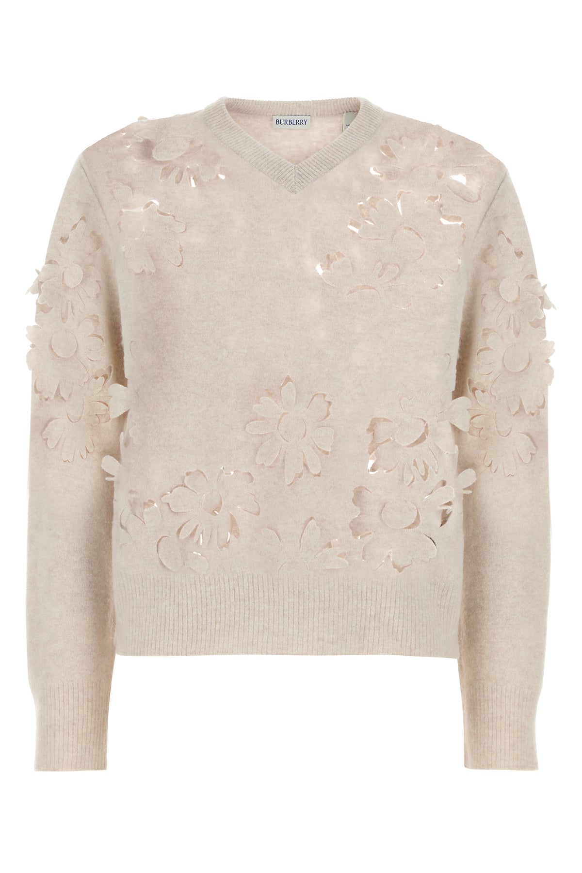 Burberry Maglione in lana sabbia