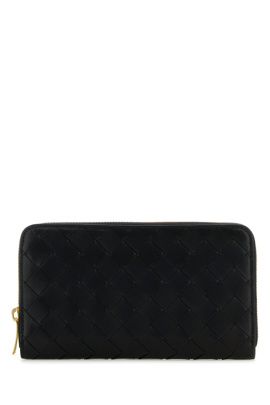 Bottega Veneta Portafoglio Intrecciato in pelle nera