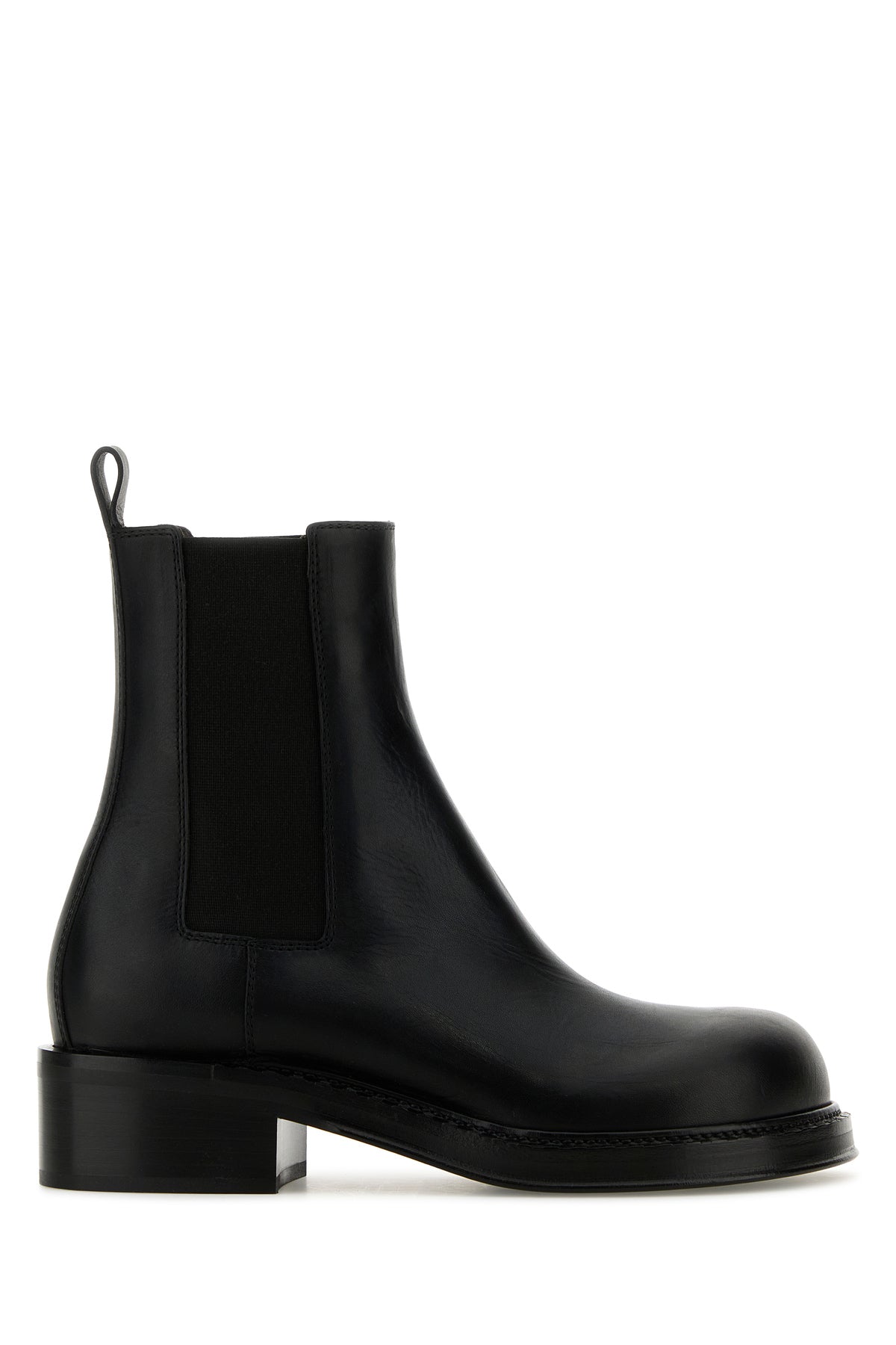 Bottega Veneta Stivaletti Cliff in pelle nera