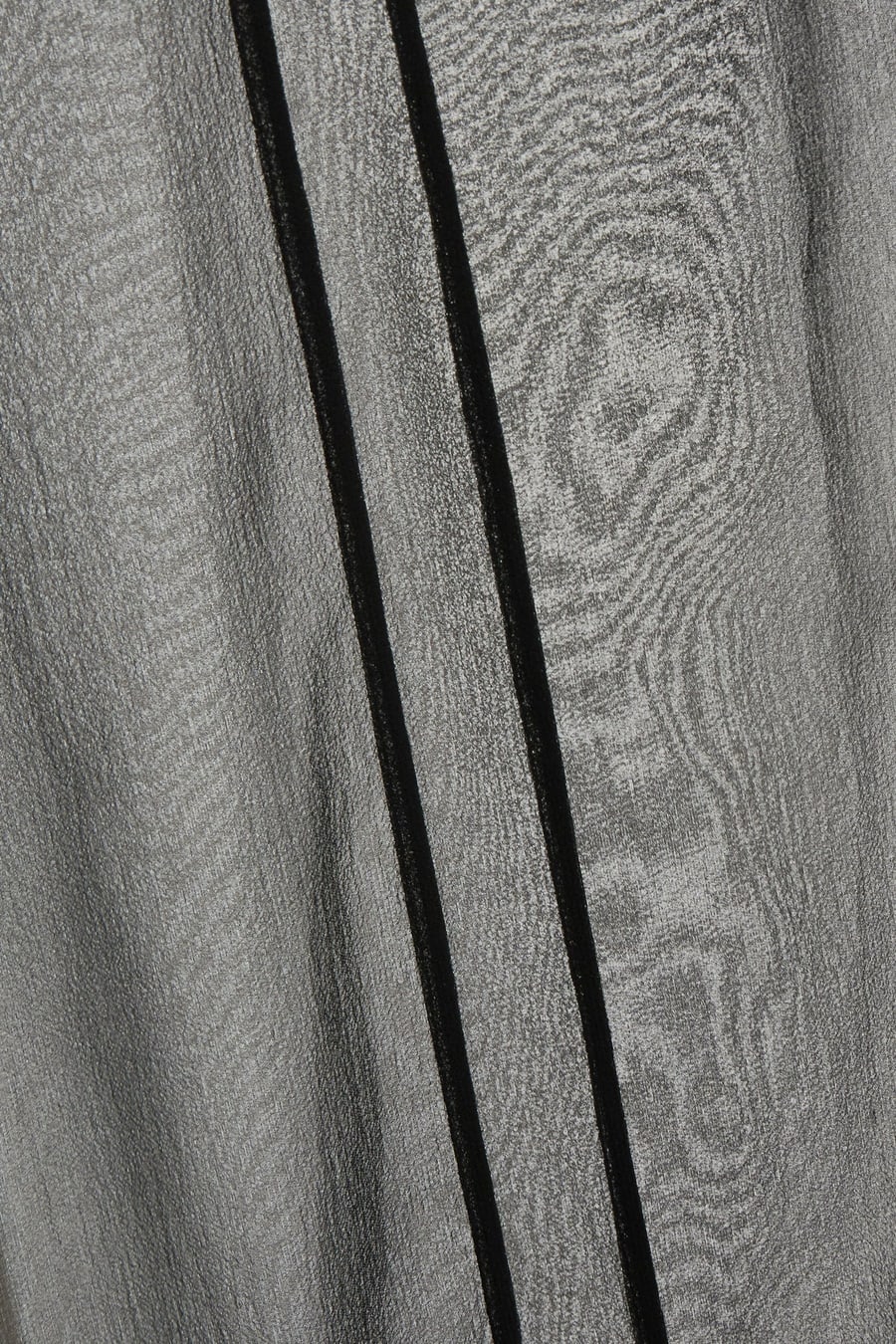 Saint Laurent Pantalone in seta nera, view 3