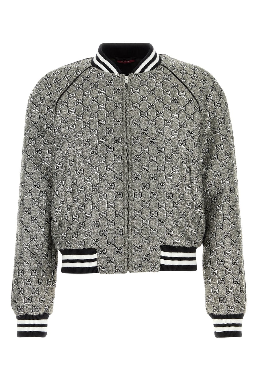 Gucci Bomber in tweed decorato