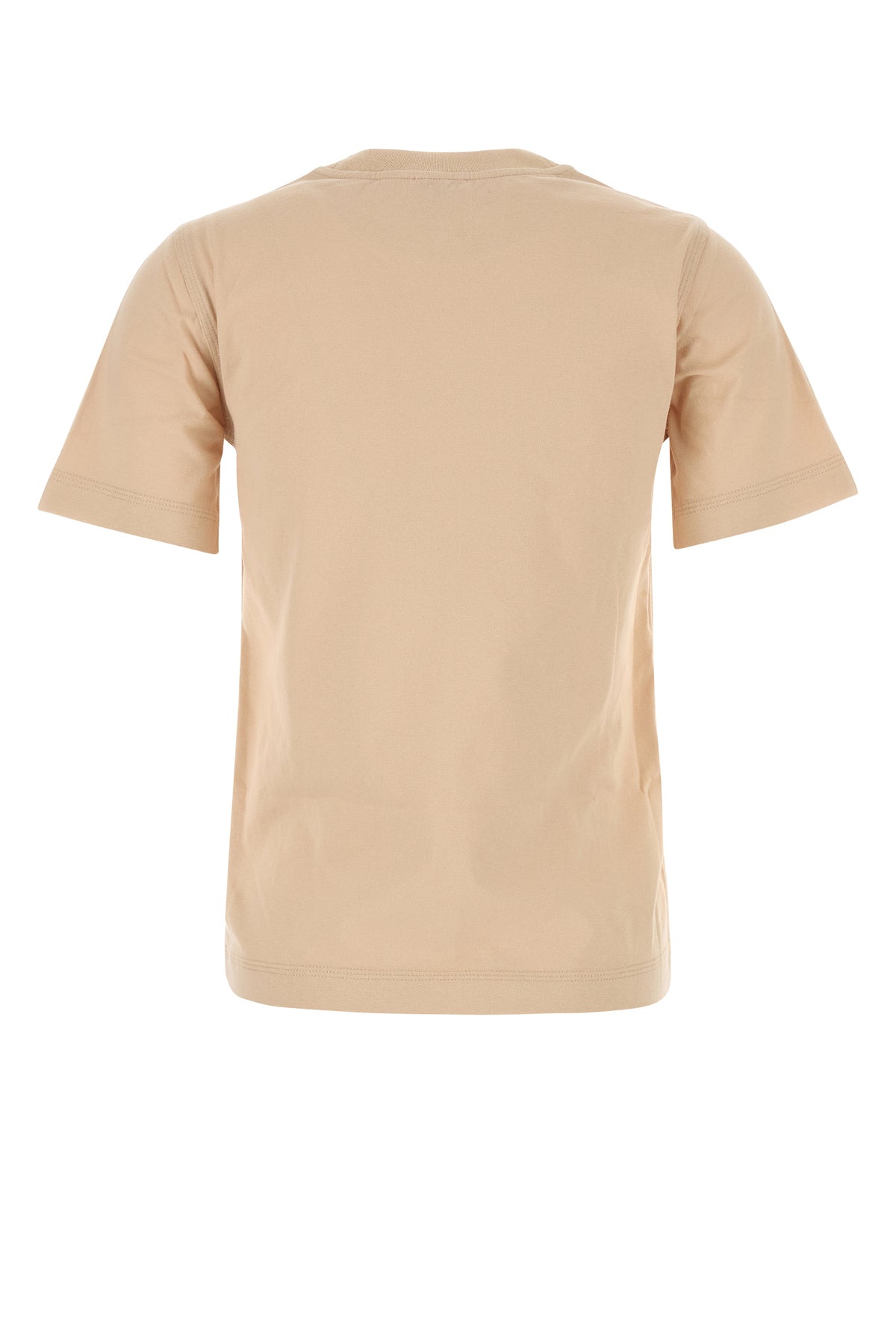 Burberry T-shirt in cotone rosa carne, view 2