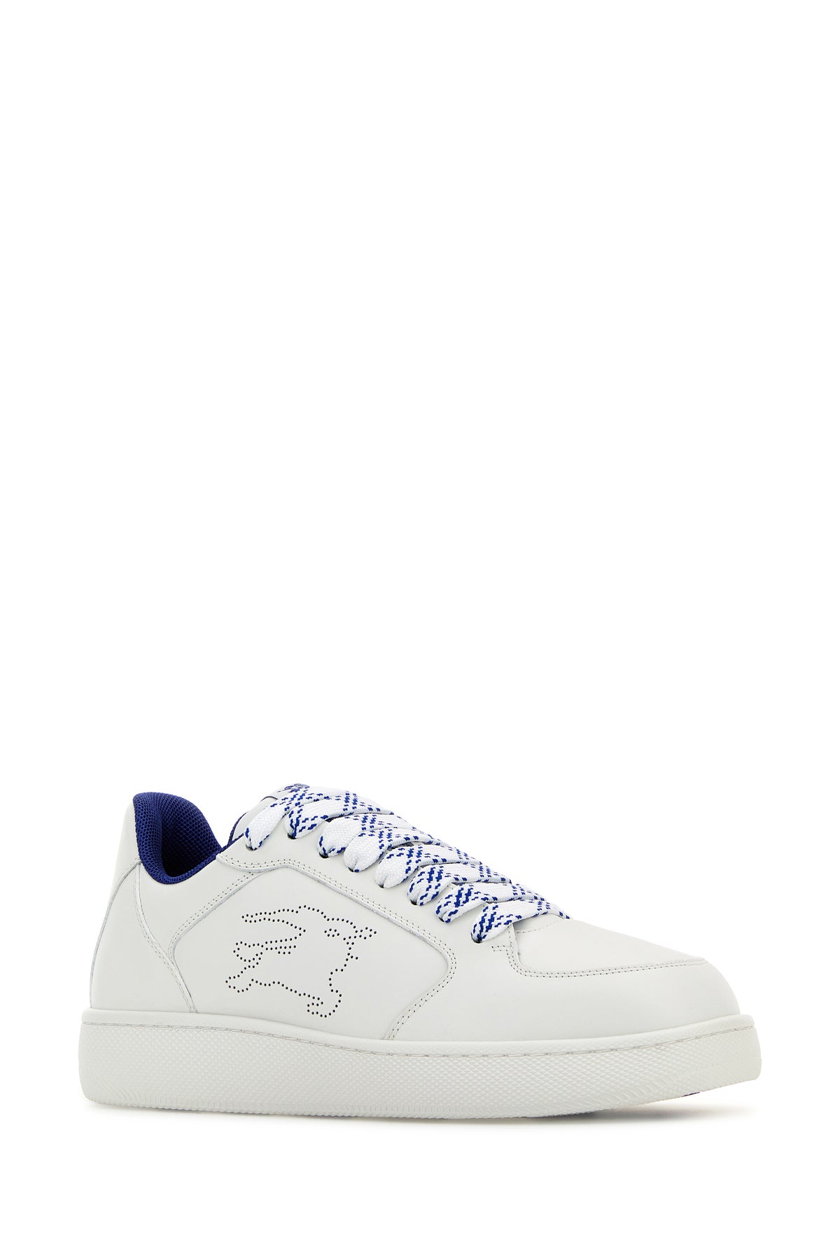 Burberry Sneakers Stock in pelle bianca, view 2
