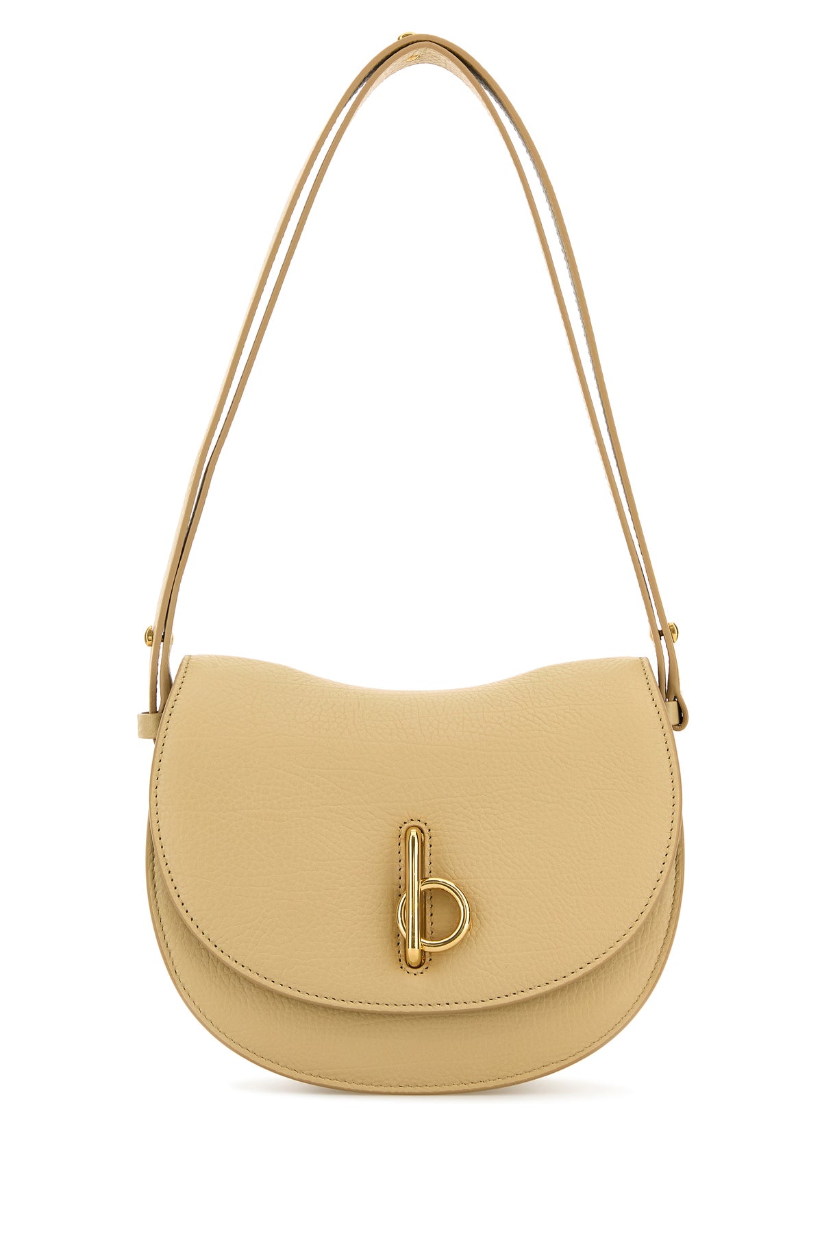 Burberry Borsa a spalla Rocking Horse piccola in pelle beige