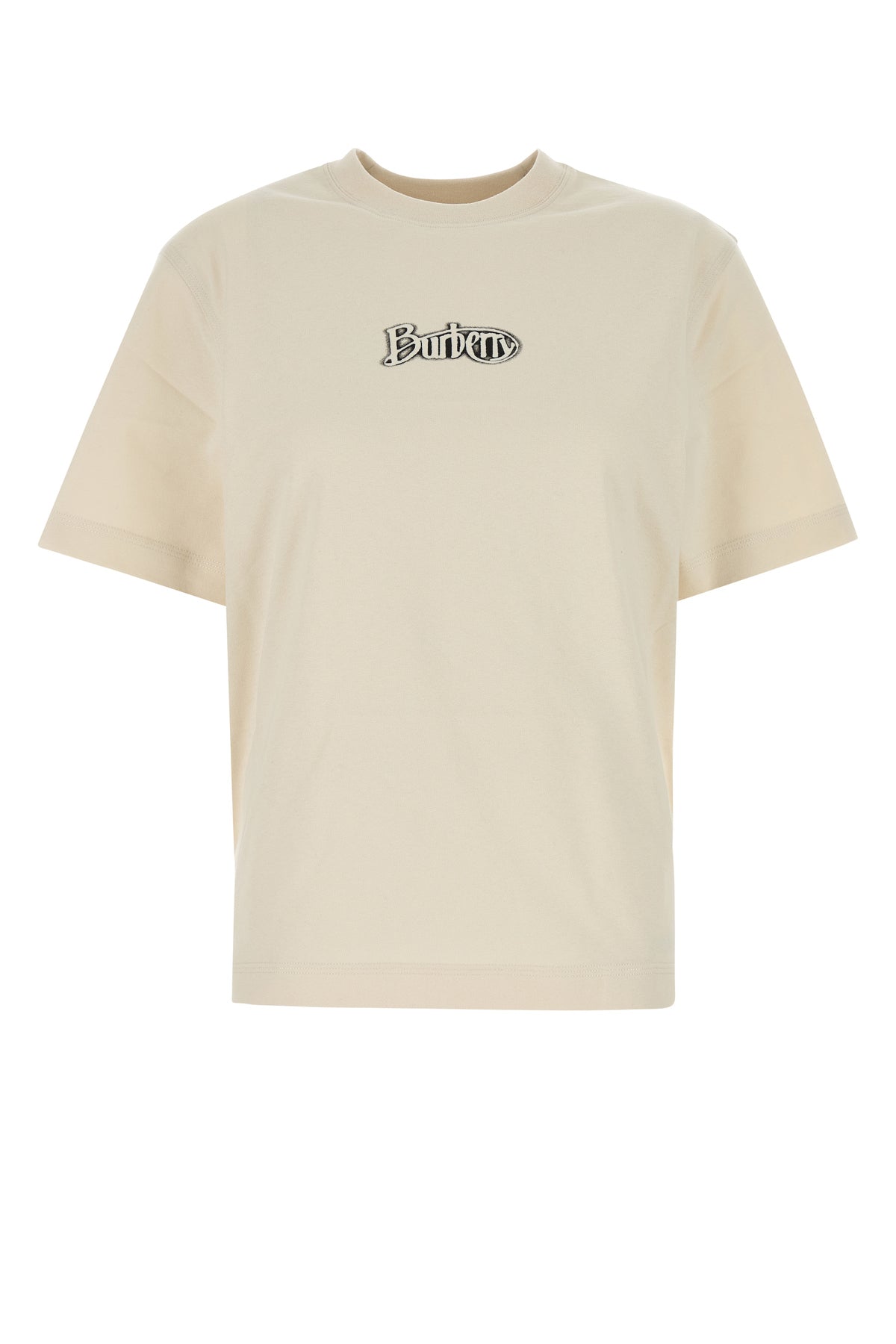 Burberry T-shirt in cotone sabbia