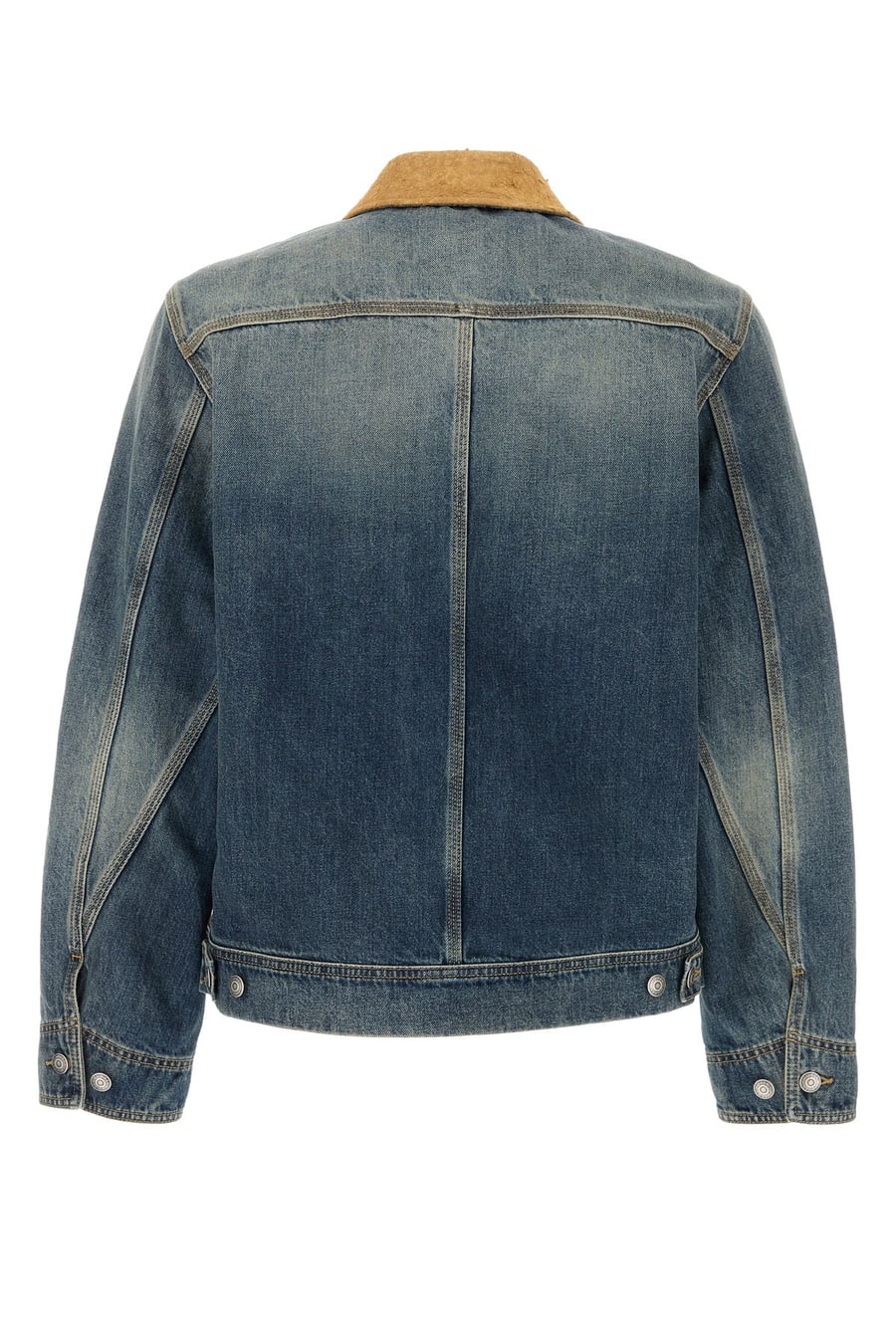 Alexander McQueen Giubbino in denim, view 2