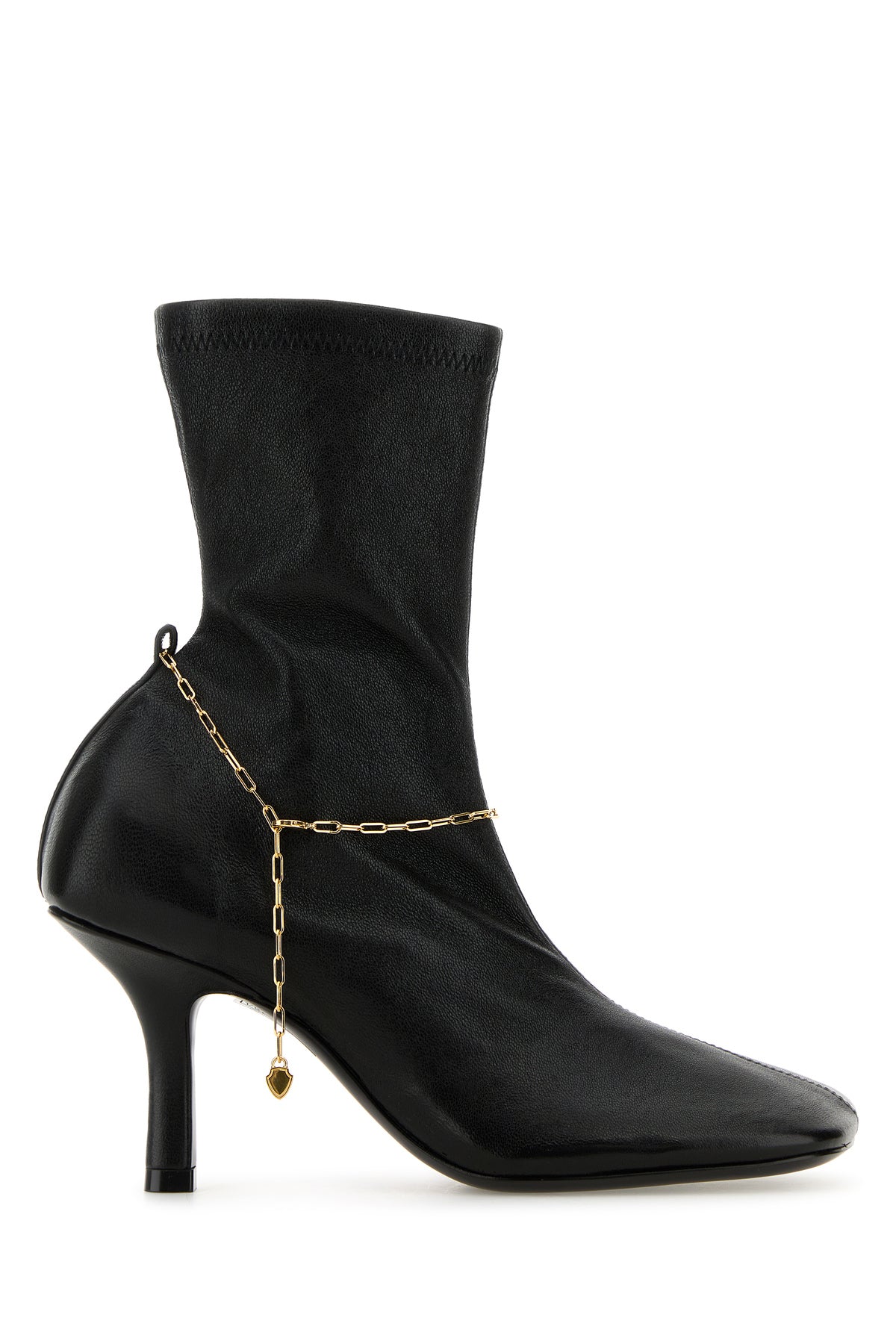 Burberry Scarpe con tacco in pelle nera
