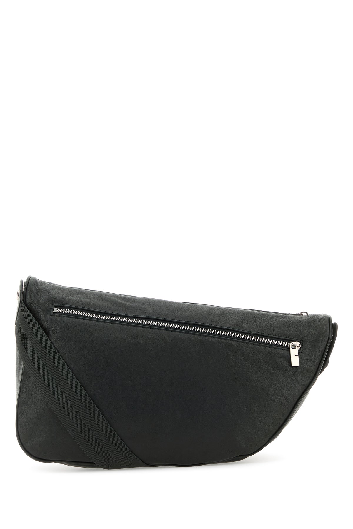 Burberry Borsa a tracolla Shield grande in pelle ardesia