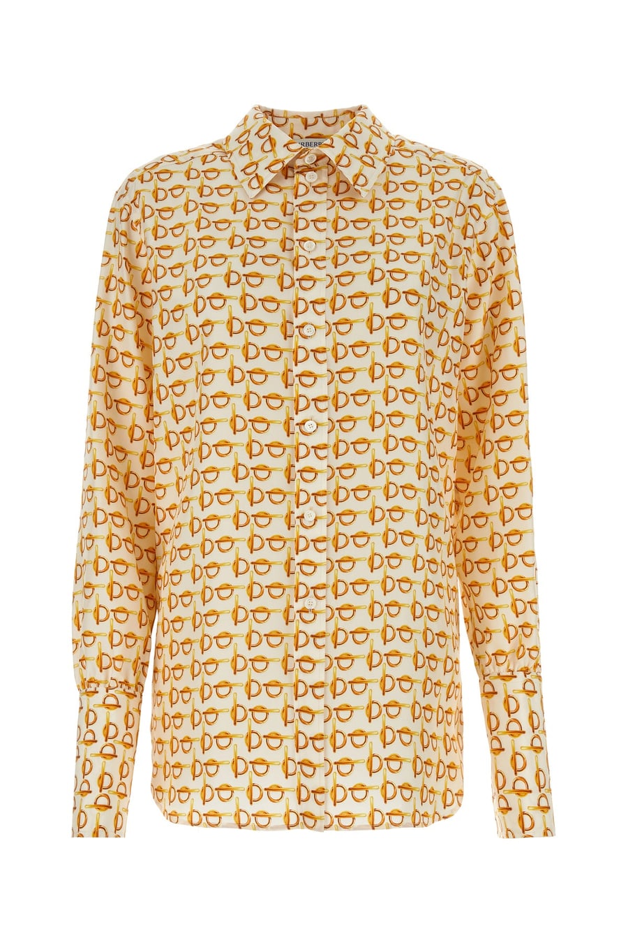 Burberry Camicia B in seta stampata