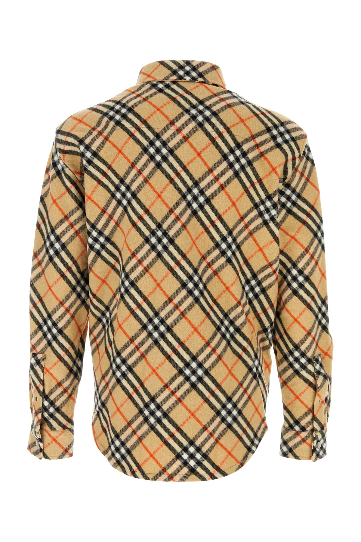 Burberry Camicia in flanella ricamata, view 2
