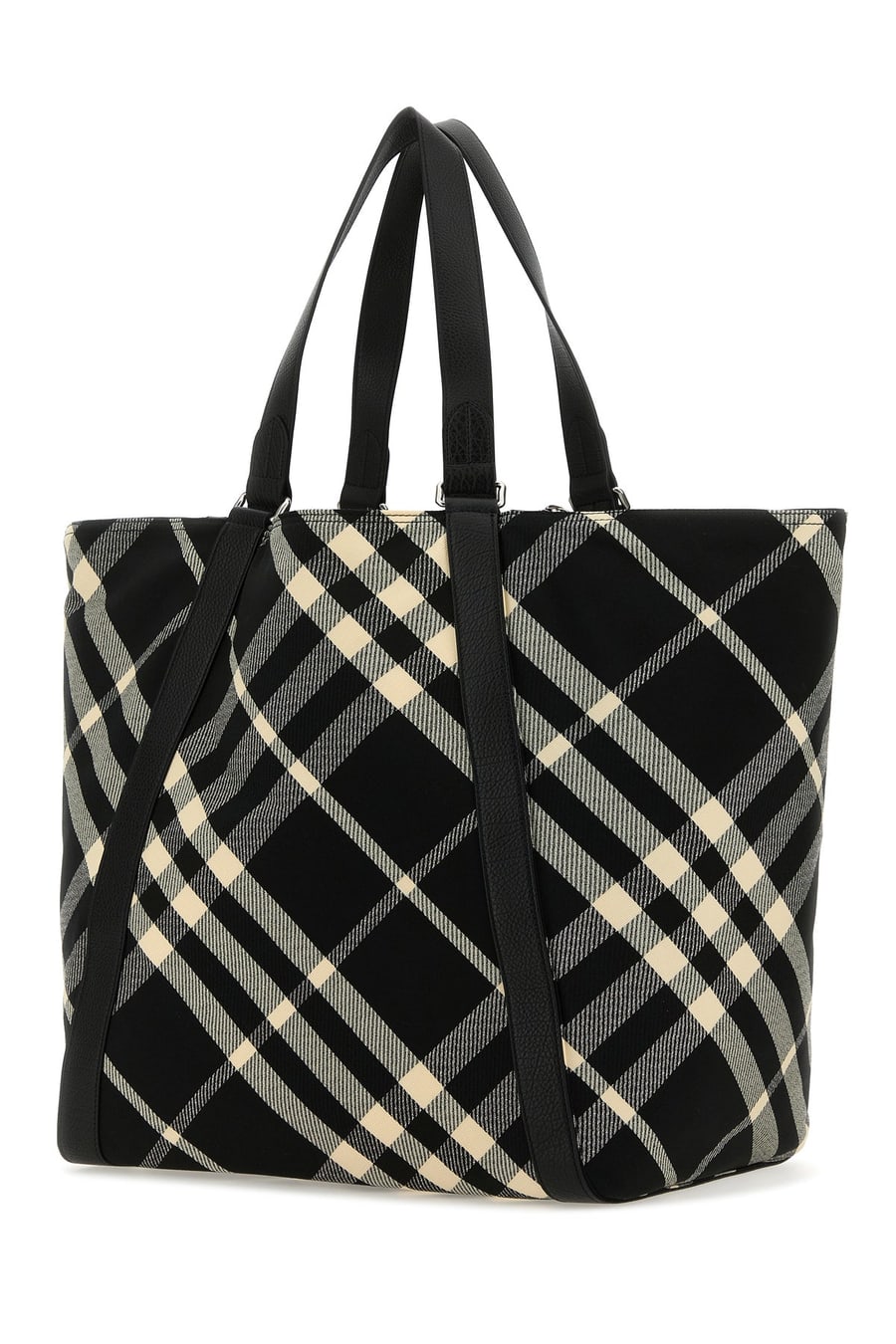 Burberry Borsa shopping Festival in tessuto ricamato, view 2