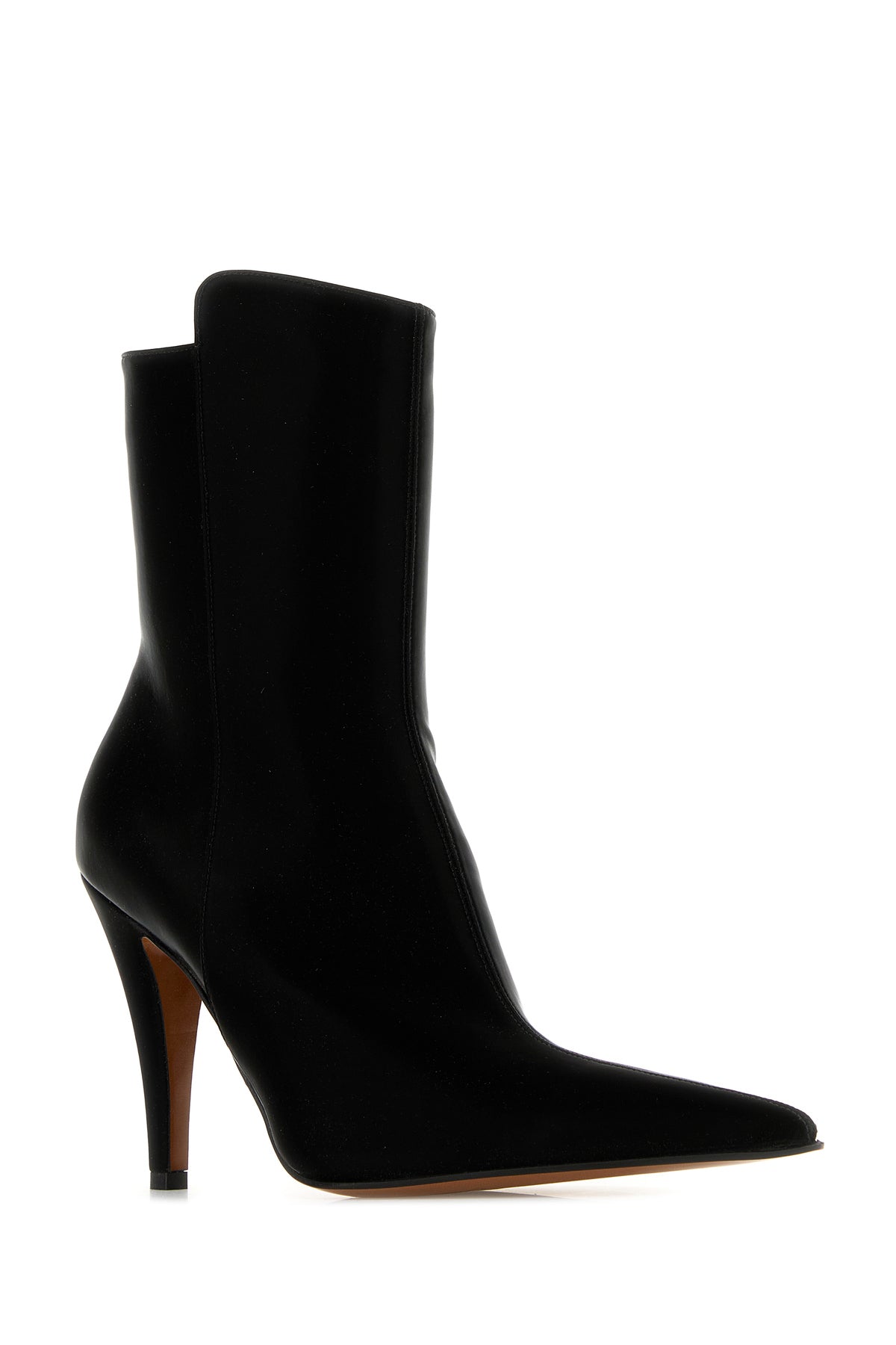 Alexander McQueen Stivaletti Birdee in tessuto nero, view 2