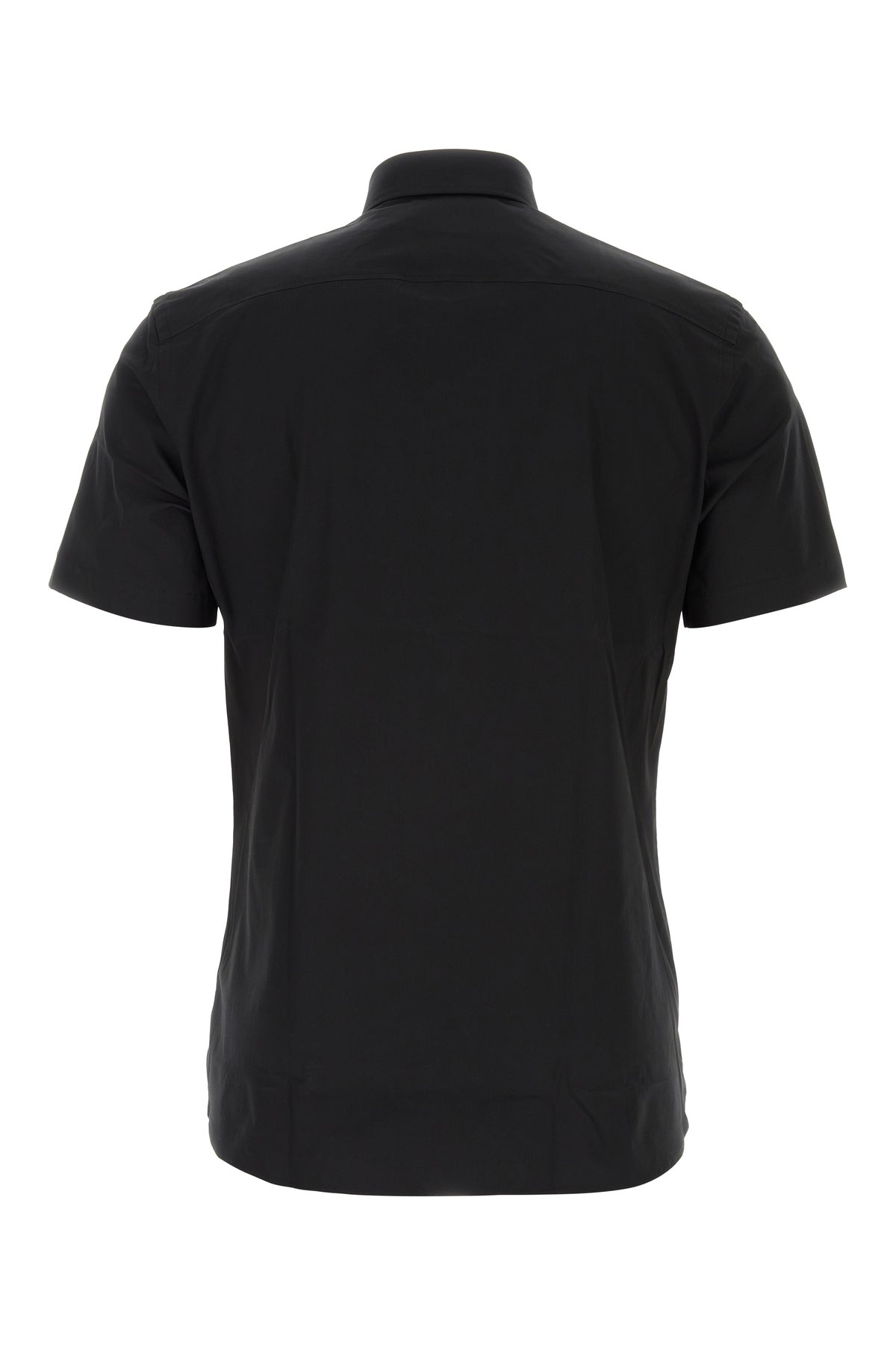Burberry Camicia in popeline stretch nero, view 2