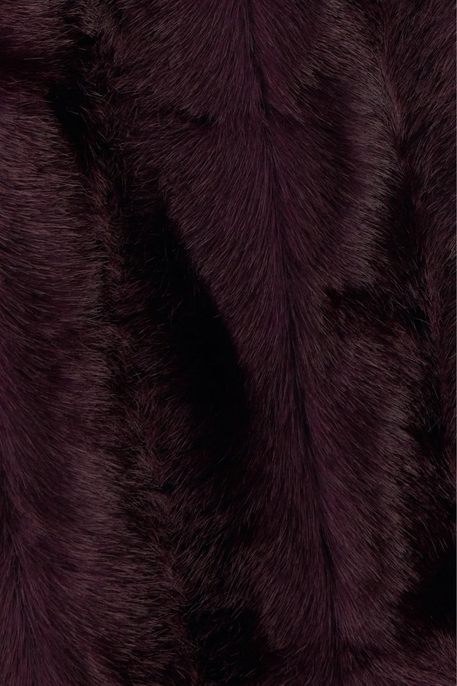 Burberry Sciarpa in eco pelliccia viola, view 3
