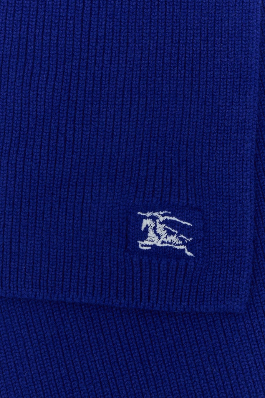 Burberry Sciarpa in cashmere blu, view 2