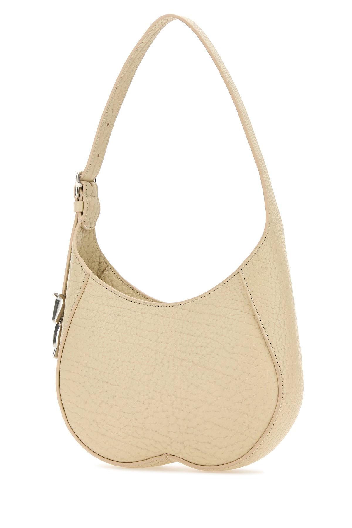 Burberry Borsa a spalla Chess piccola in pelle sabbia, view 2