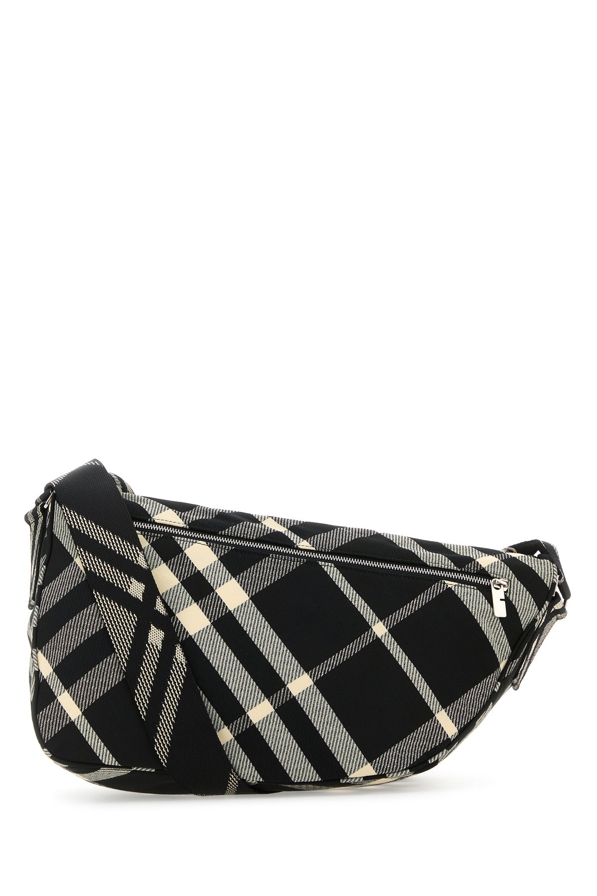 Burberry Borsa a tracolla Shield in tessuto ricamato
