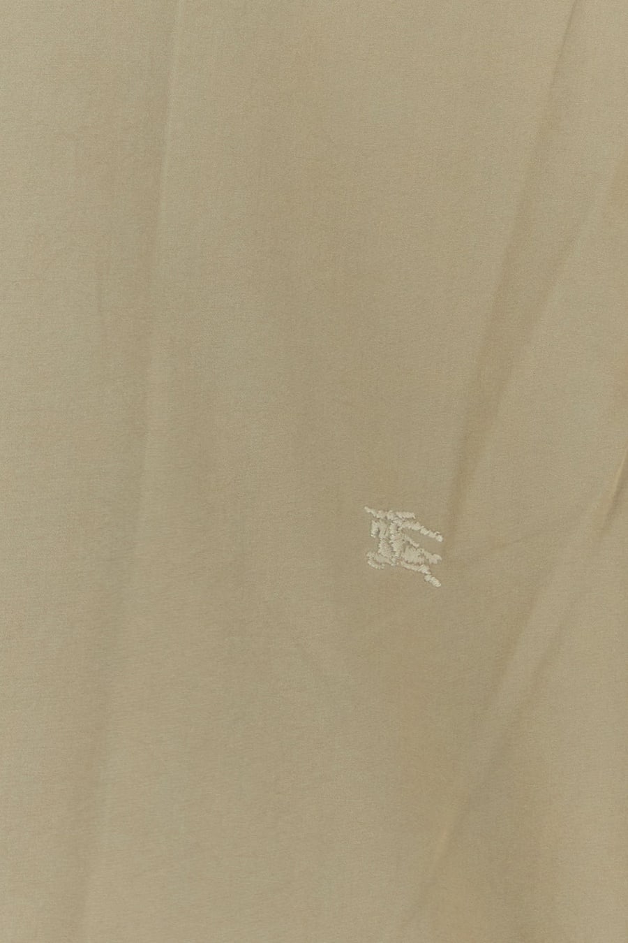 Burberry Camicia in popeline kaki, view 3