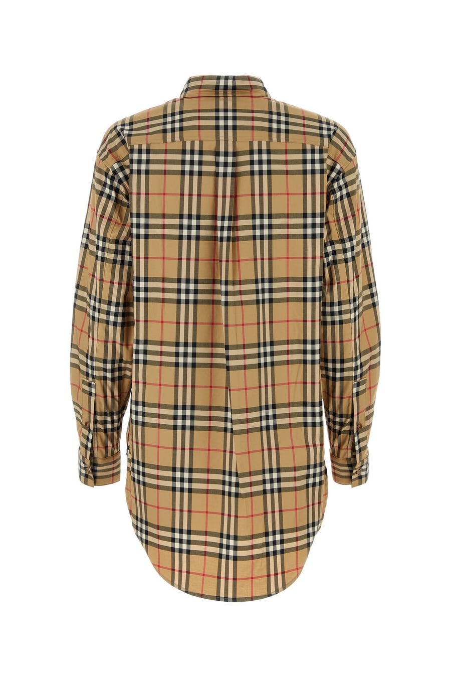 Burberry Camicia in cotone stretch ricamato, view 2