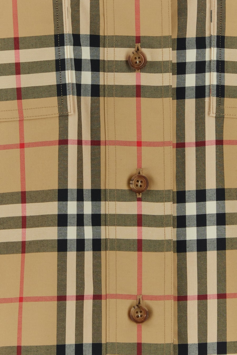 Burberry Camicia in cotone stretch ricamato, view 5