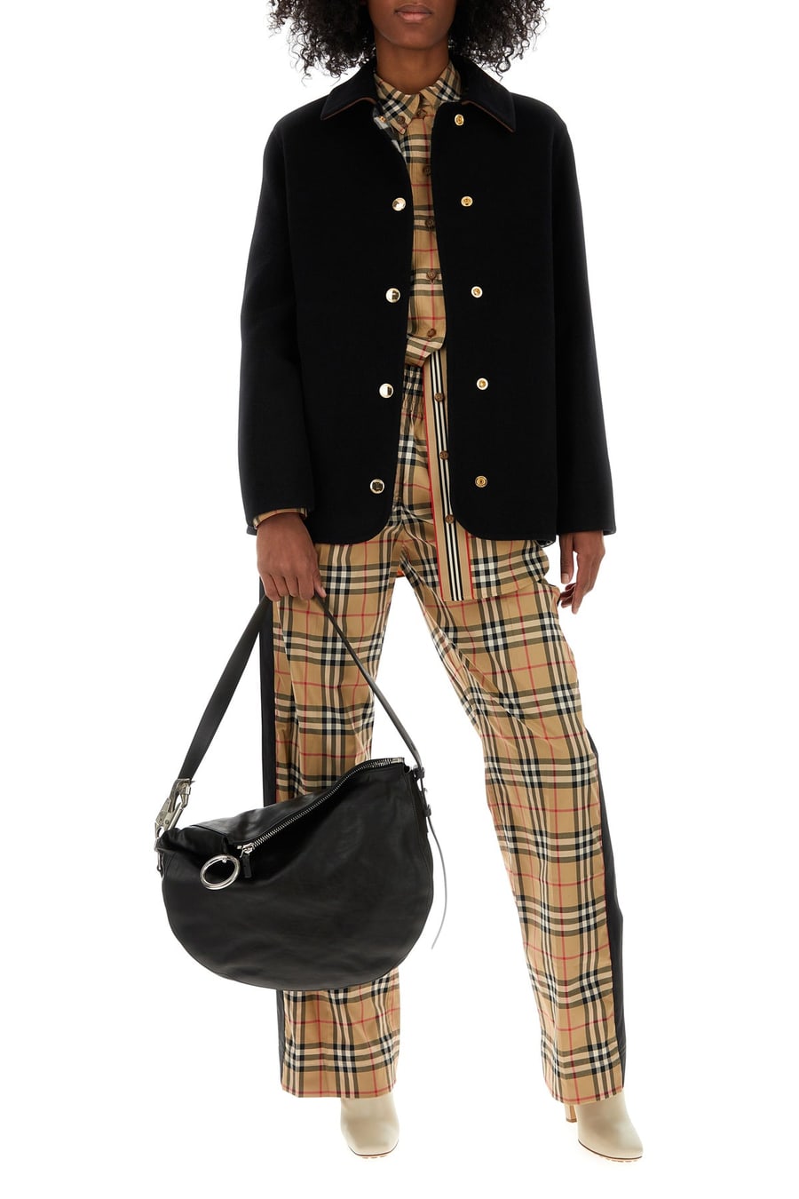 Burberry Camicia in cotone stretch ricamato, view 6