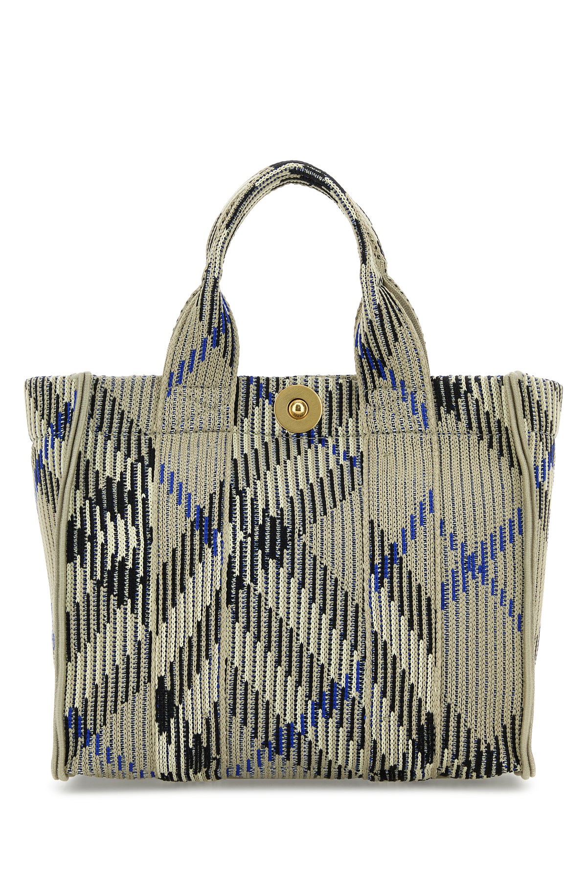 Burberry Borsa a mano Check mini in tessuto ricamato