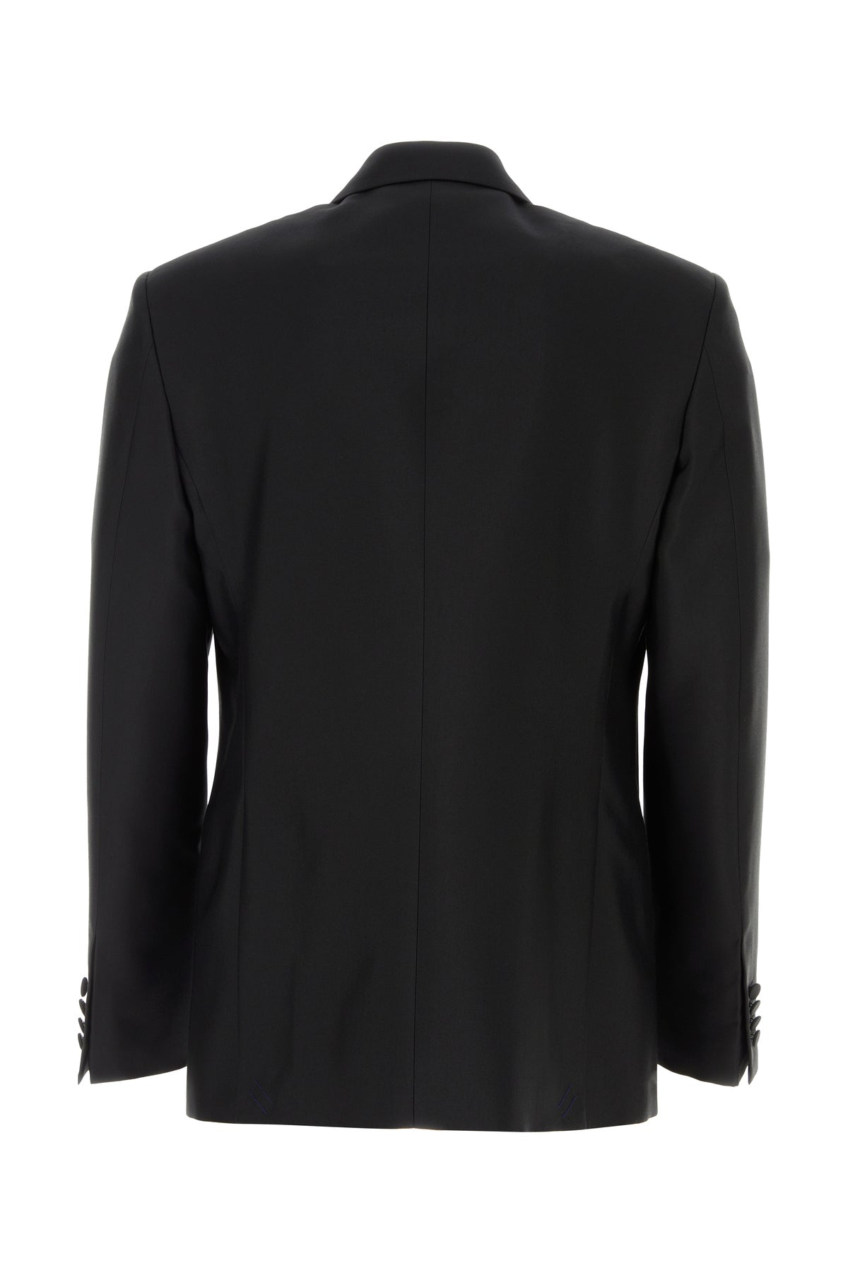 Burberry Giacca in misto lana nera, view 2