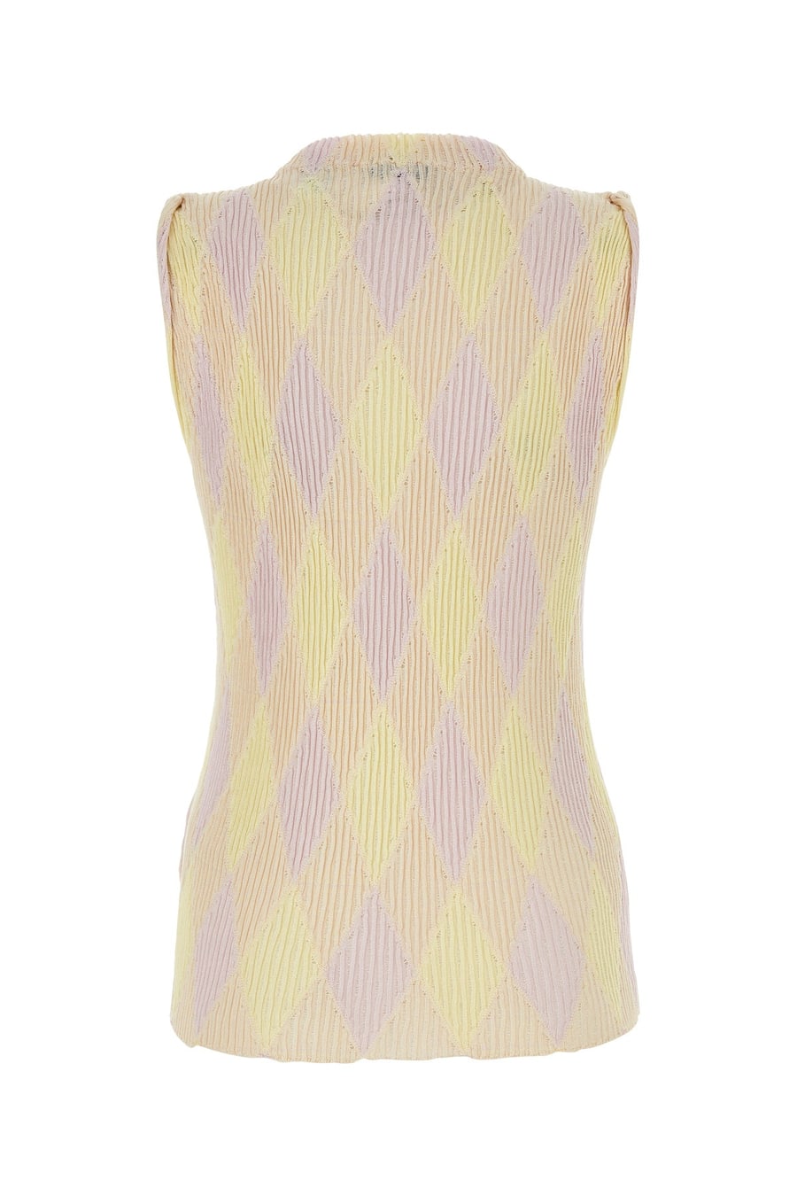 Burberry Top in misto cotone ricamato, view 2