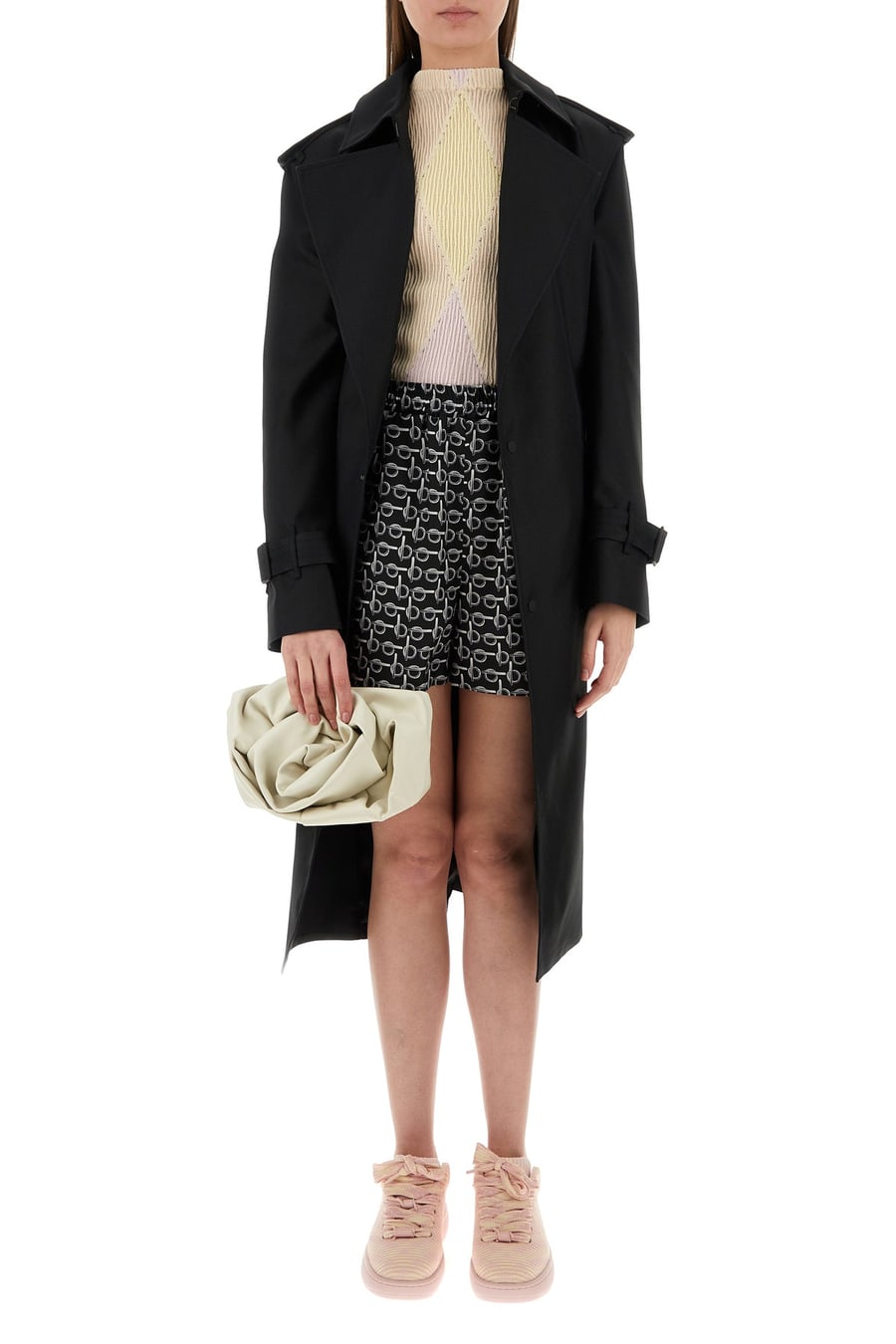 Burberry Top in misto cotone ricamato, view 6