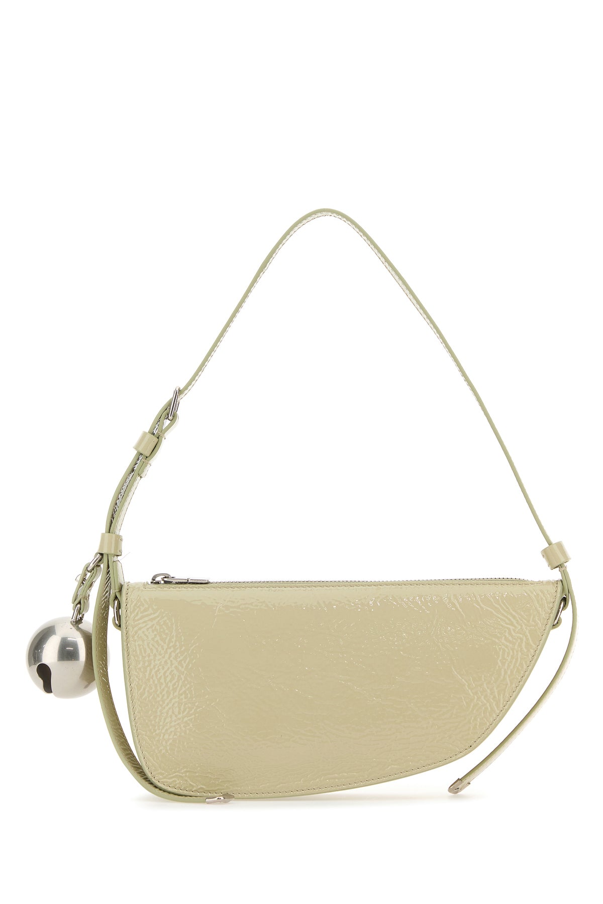 Burberry Borsa a spalla Knight piccola in pelle verde pastello
