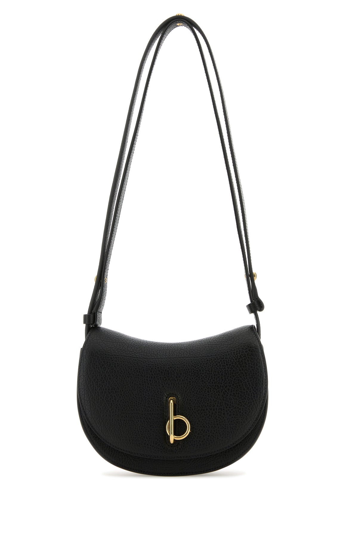 Burberry Borsa a spalla Rocking Horse mini in pelle nera