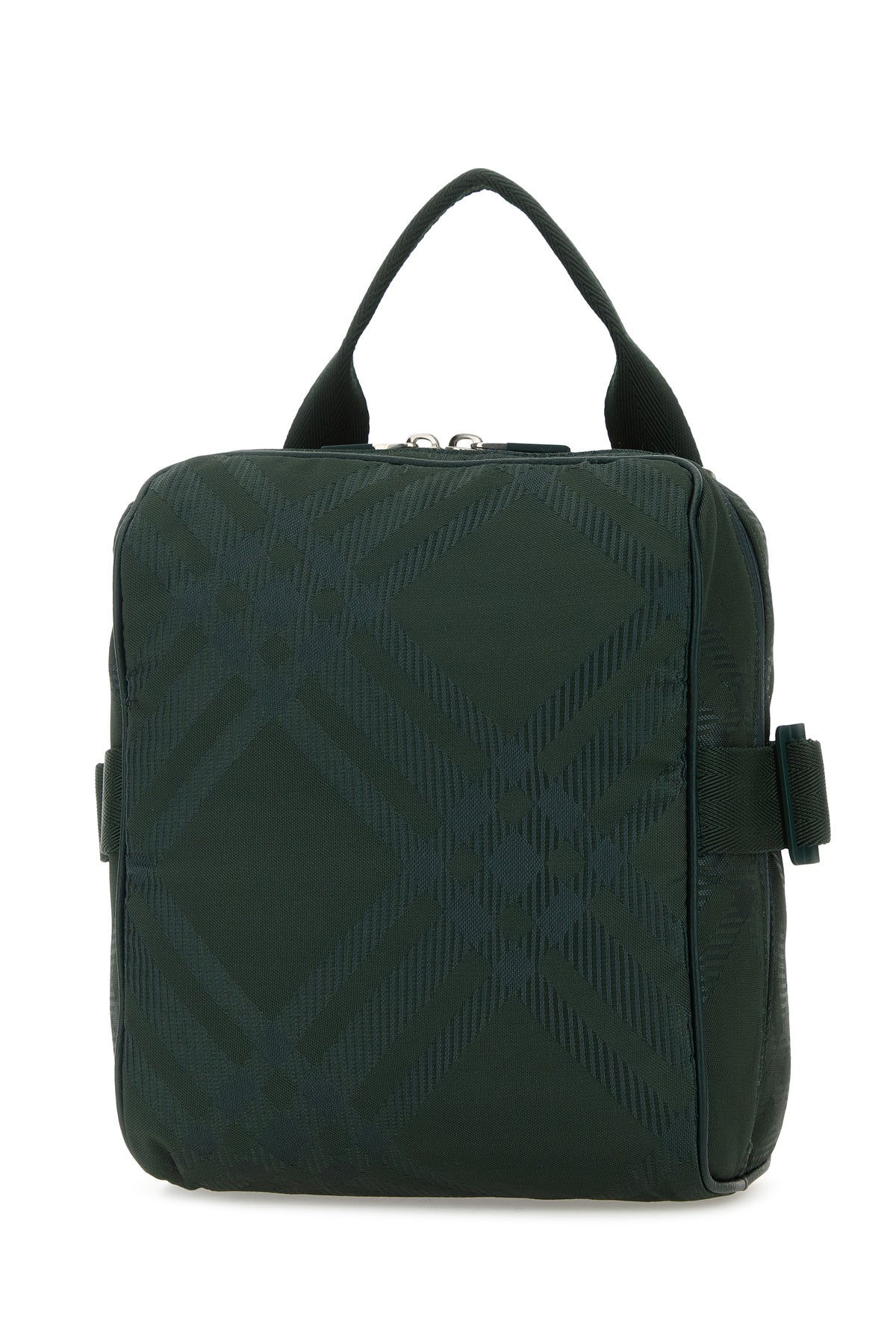 Burberry Borsa a tracolla in tessuto verde bottiglia, view 2