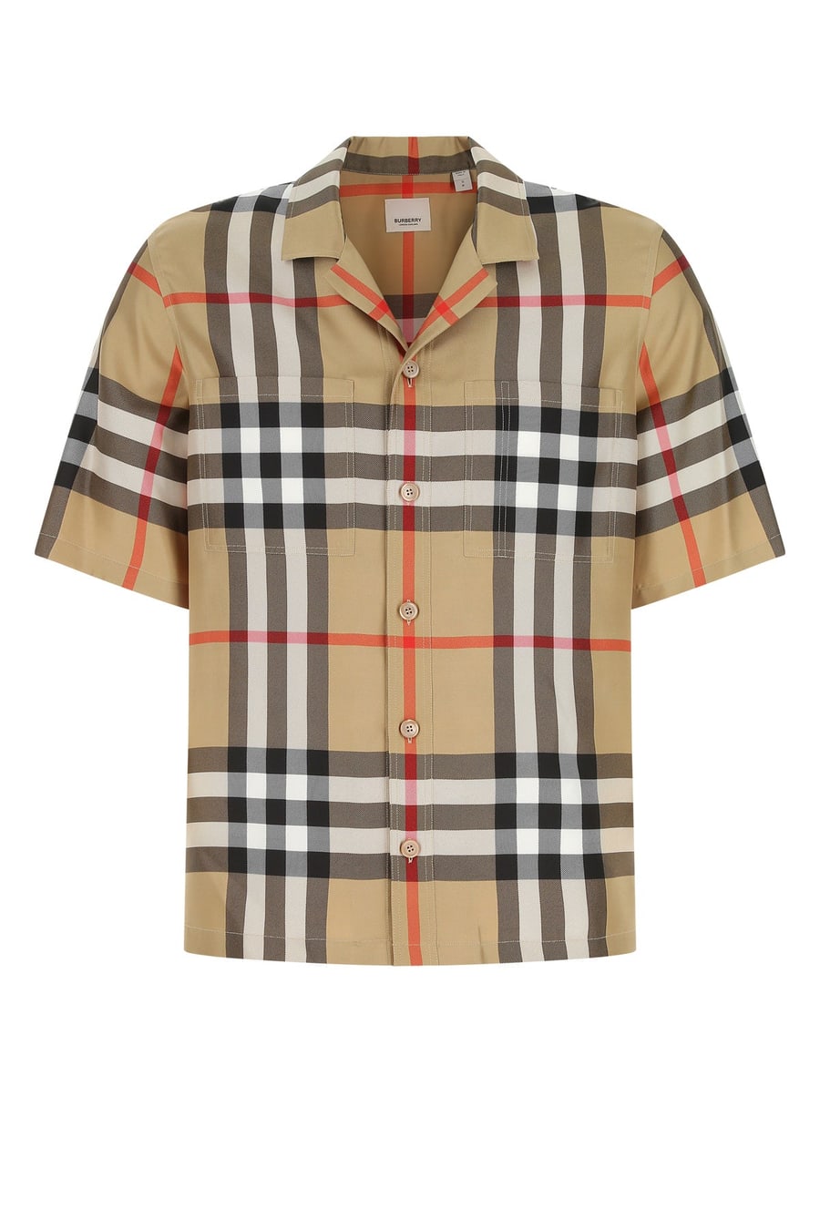 Burberry Camicia in seta ricamata