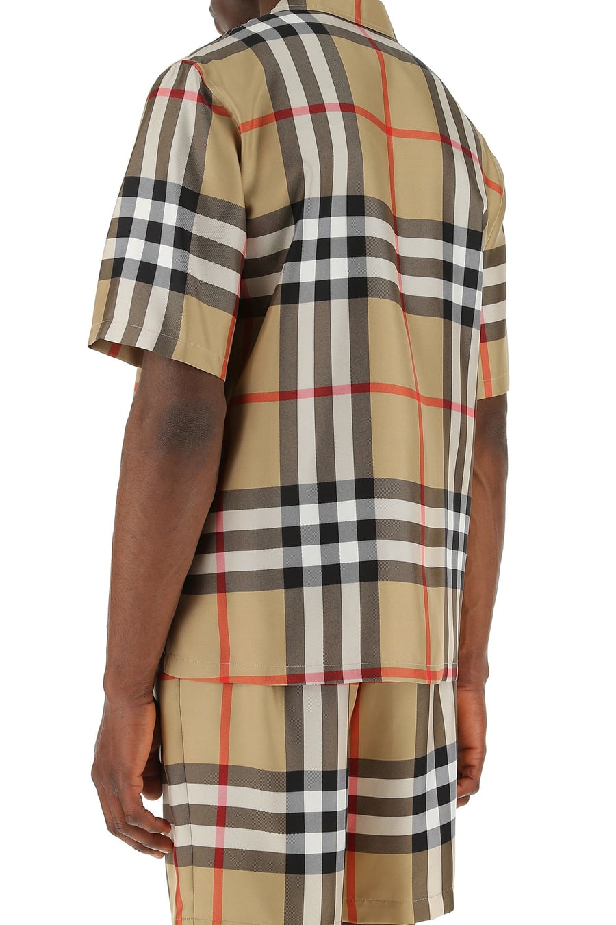 Burberry Camicia in seta ricamata, view 4