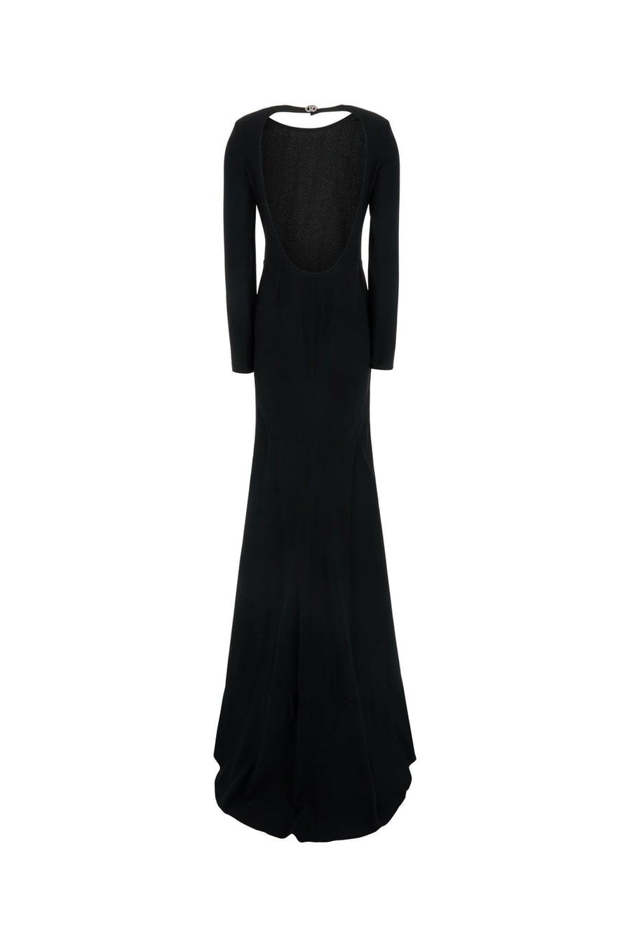 Gucci Abito lungo in crepe nero