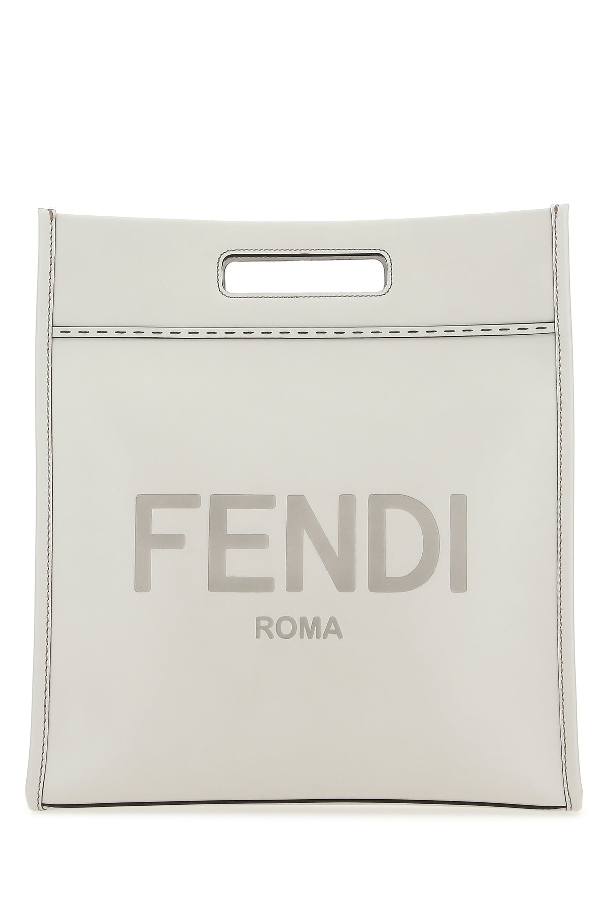 Fendi Borsa shopping in pelle ghiaccio