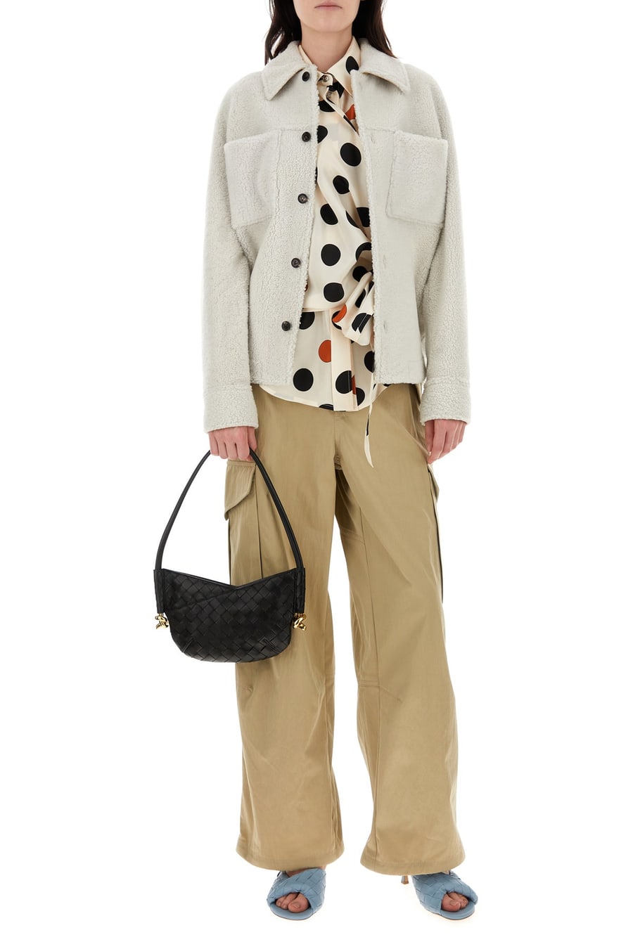 Bottega Veneta Camicia in seta stampata, view 6