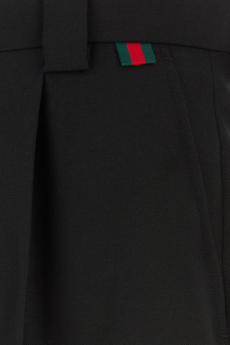 Gucci Bermuda in twill nero, view 5