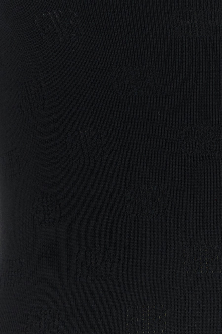 Balenciaga Maglione in misto lana nera, view 3