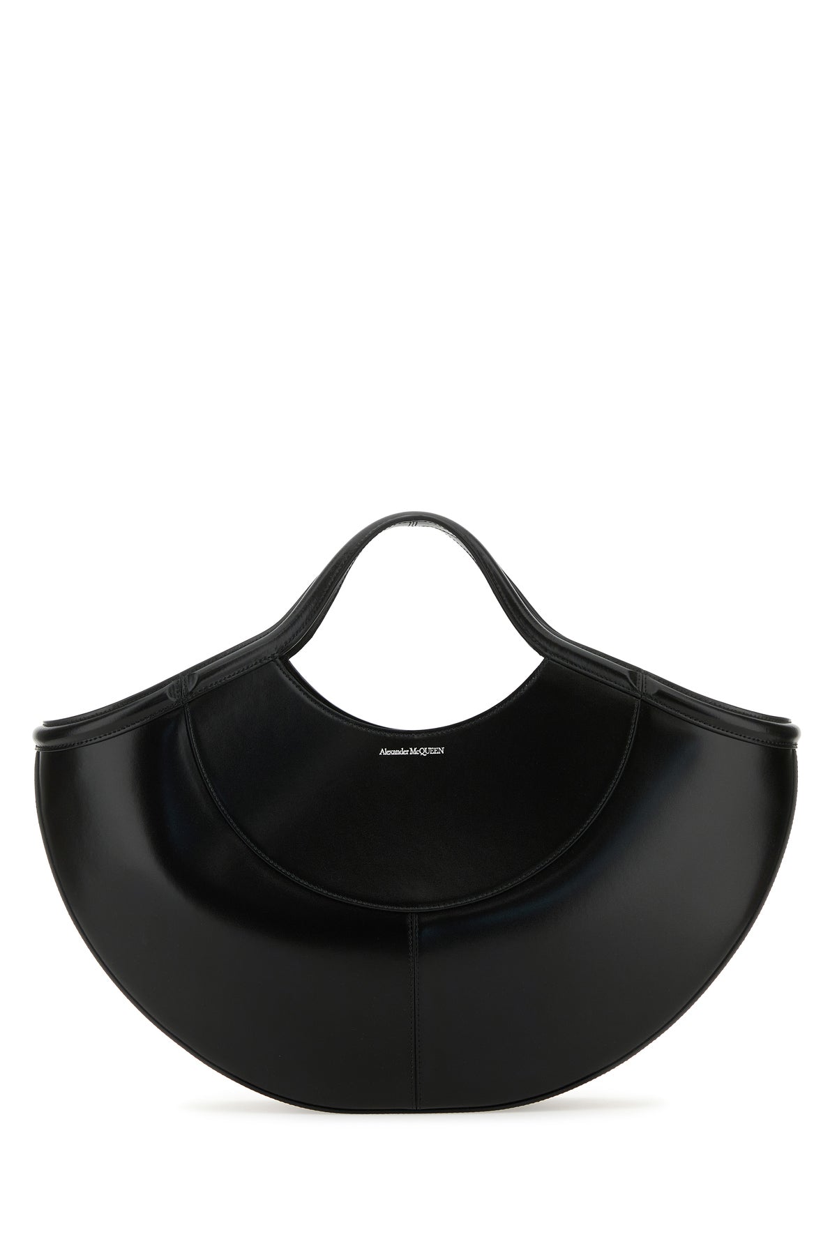 Alexander McQueen Borsa shopping The Cove in pelle nera