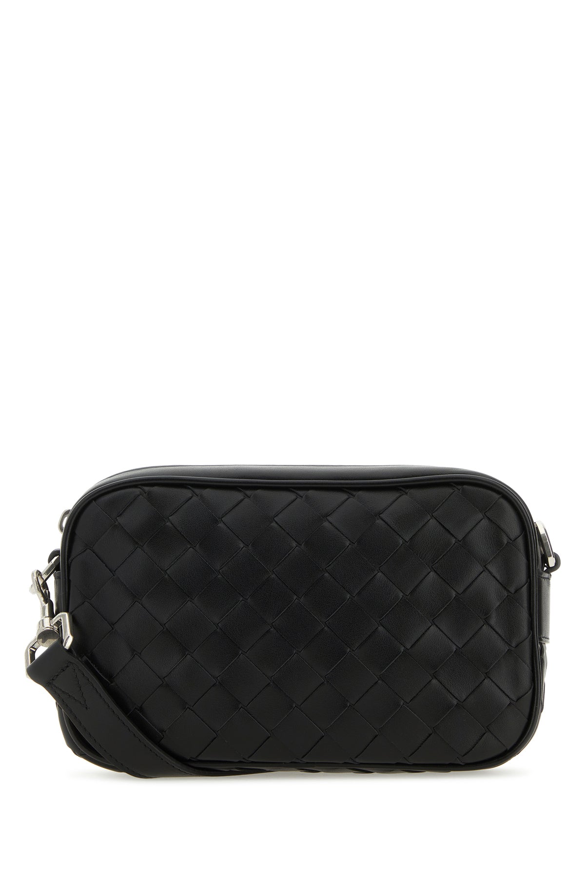 Bottega Veneta Borsa a tracolla Intrecciato Mini in pelle nera