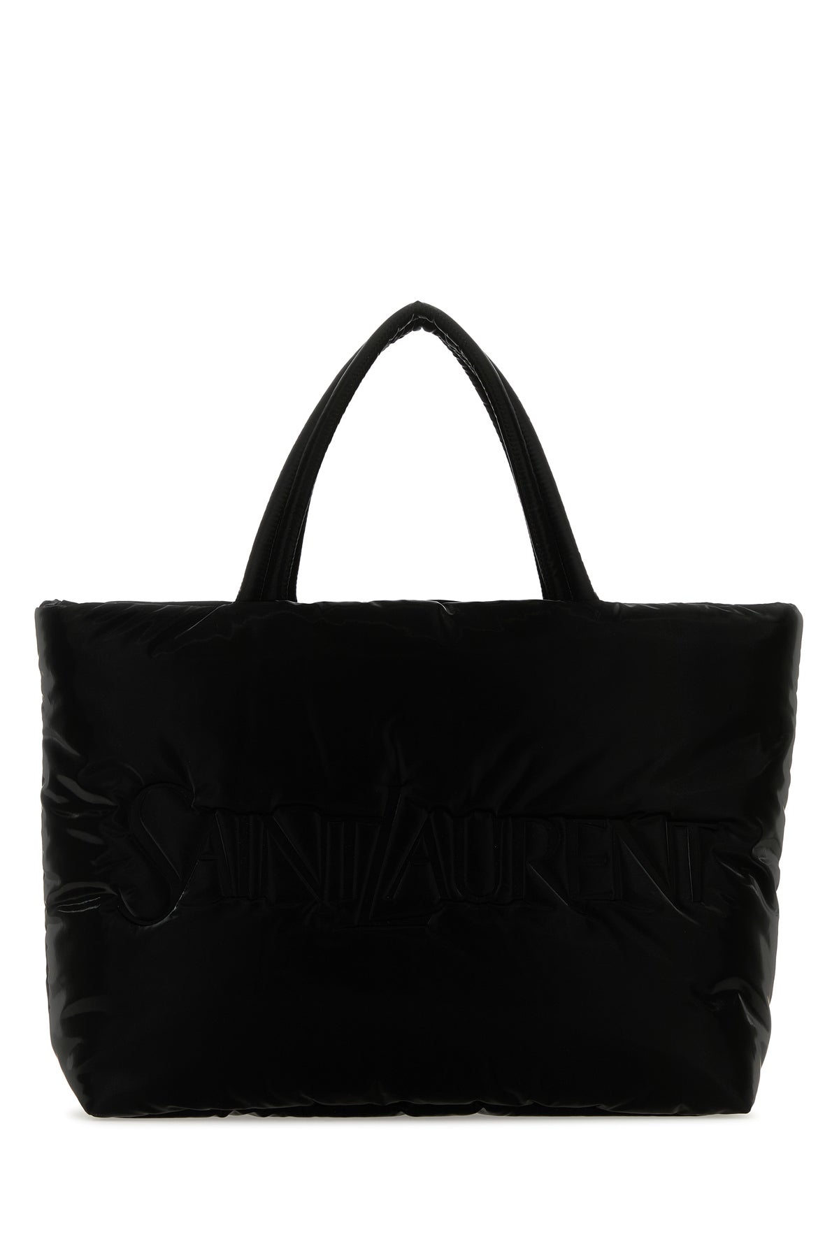 Saint Laurent Borsa shopping Saint Laurent in nylon nero