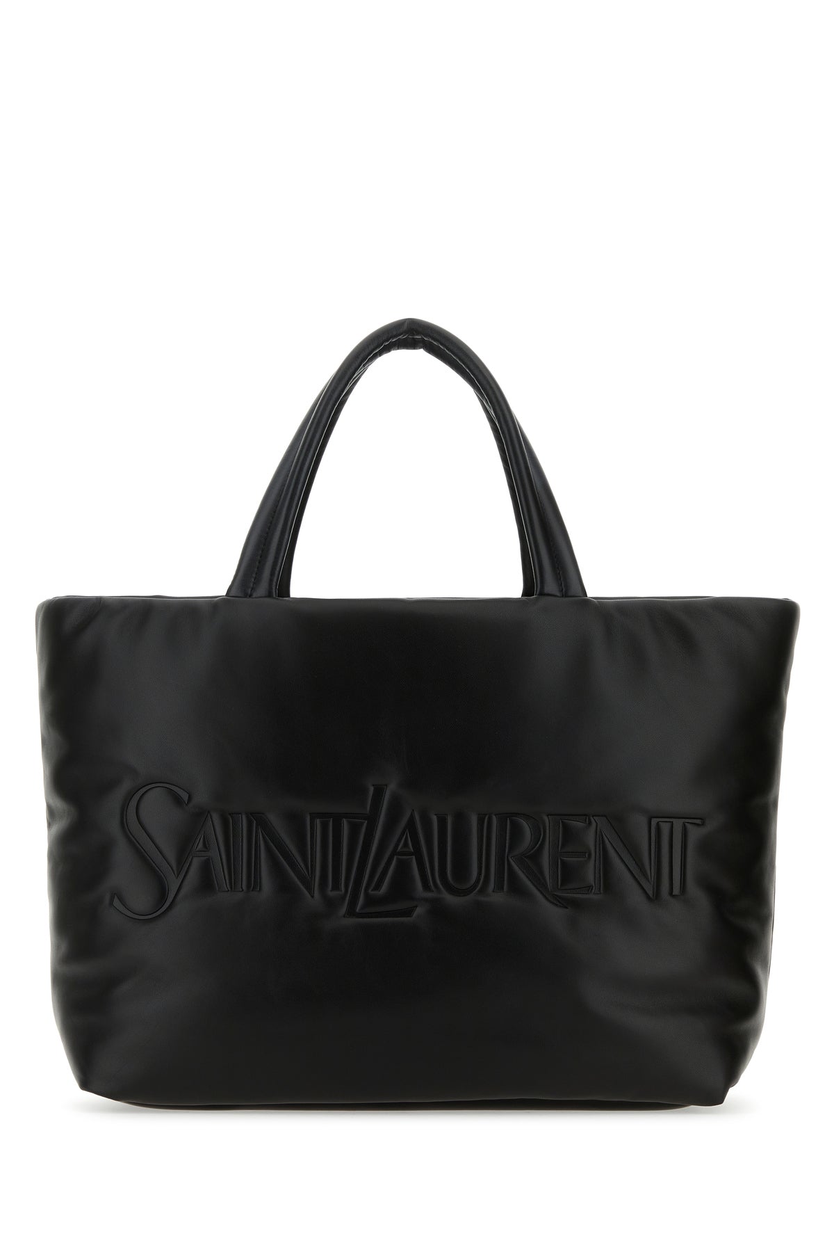 Saint Laurent Borsa shopping Saint Laurent in nappa nera