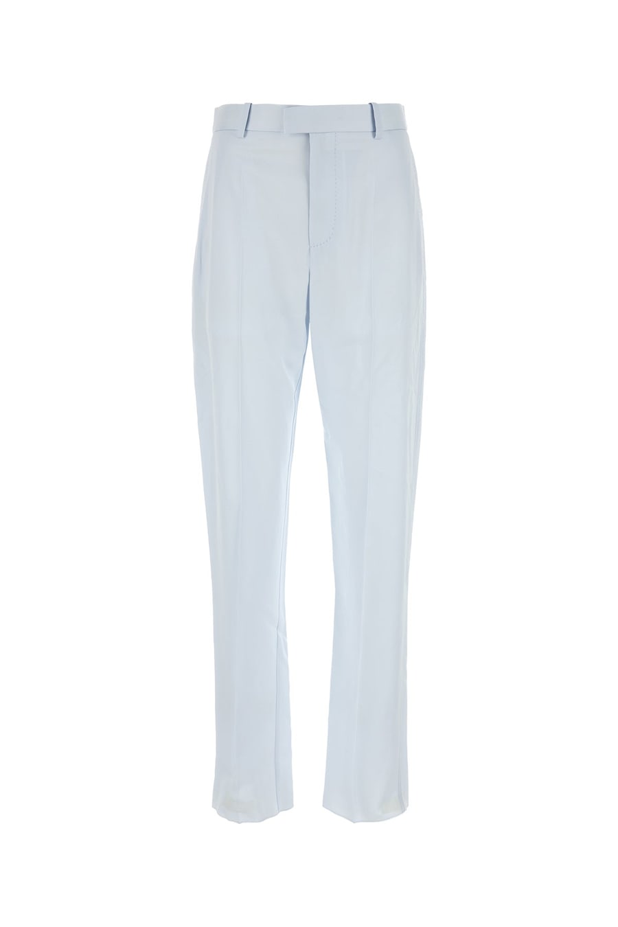 Bottega Veneta Pantalone in twill azzurro pastello
