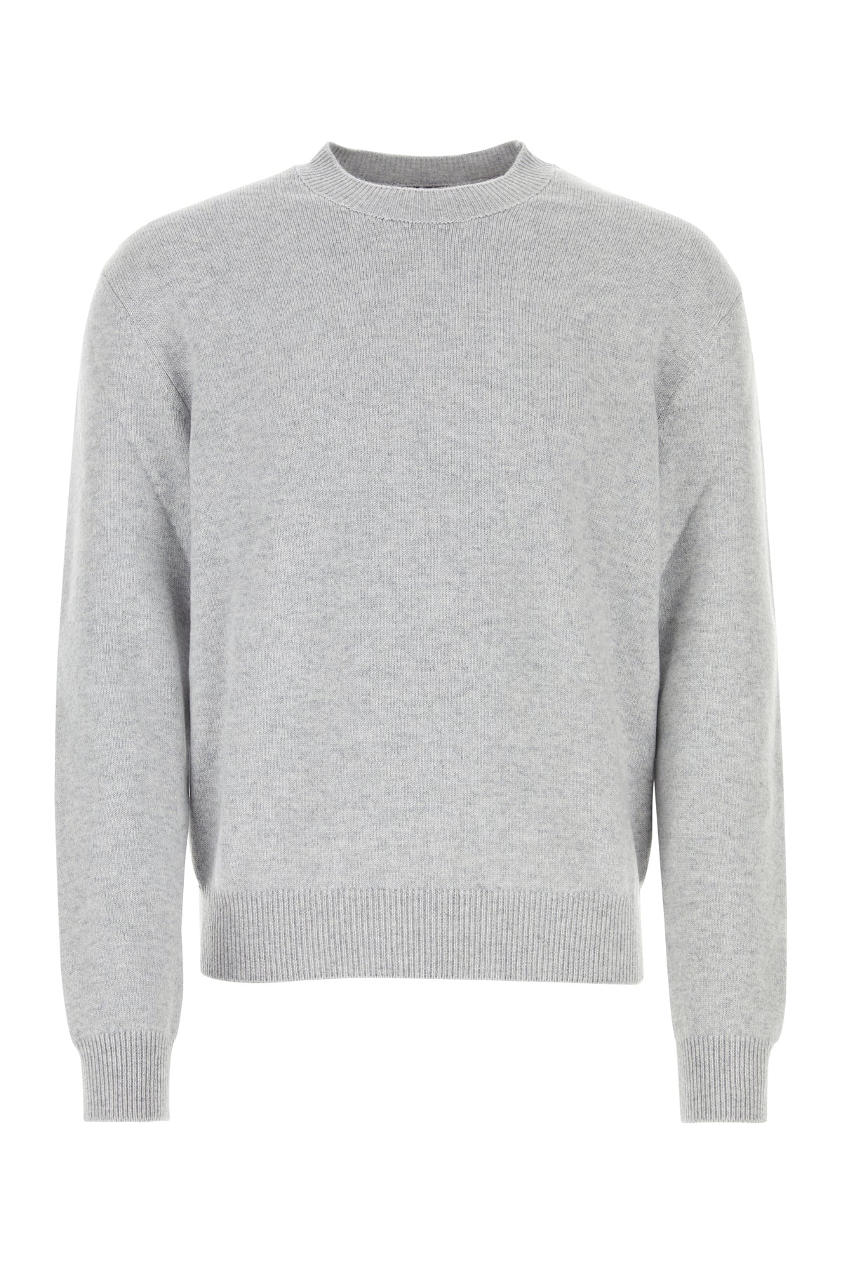 Bottega Veneta Maglione in misto cashmere stretch grigio melangè