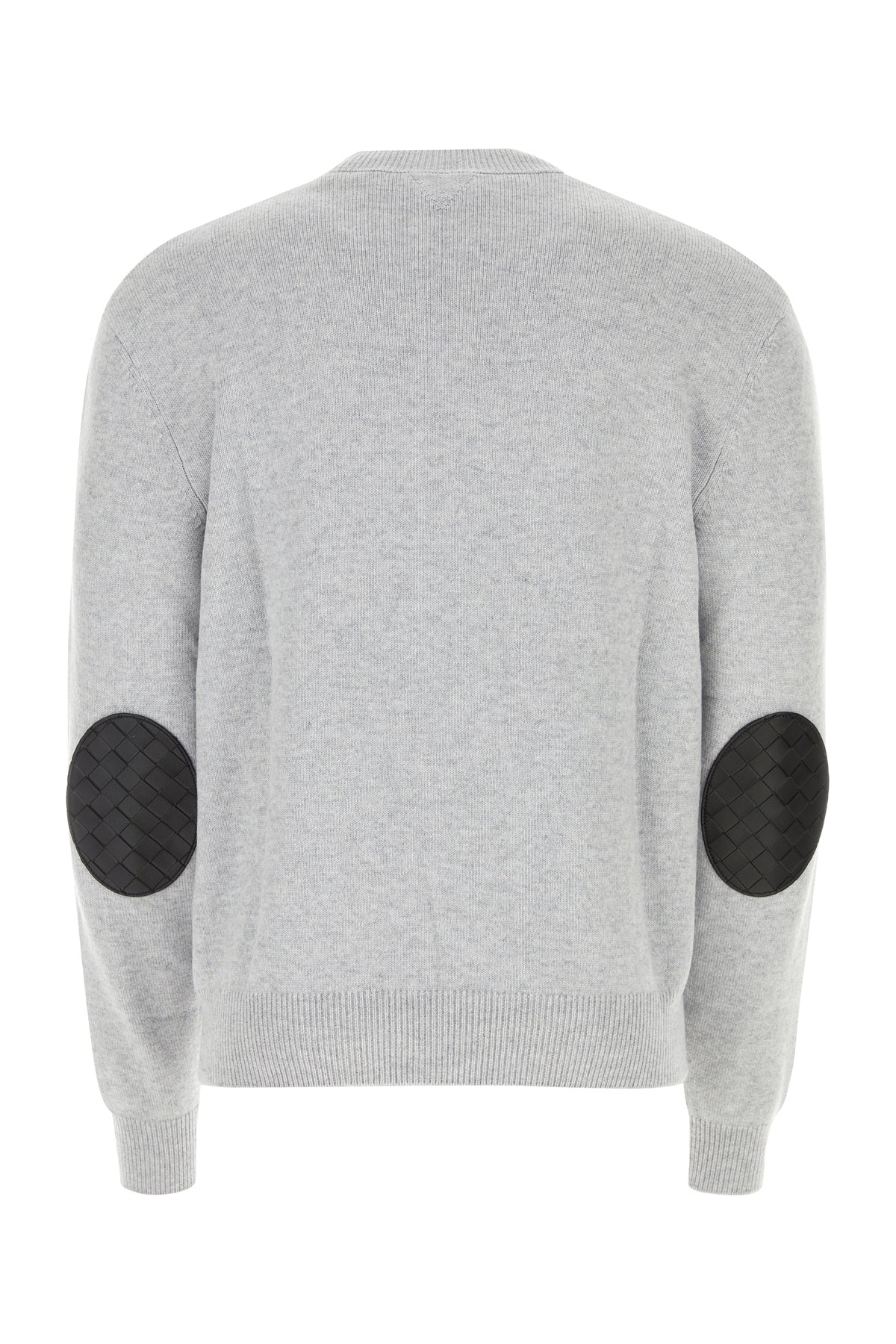 Bottega Veneta Maglione in misto cashmere stretch grigio melangè, view 2