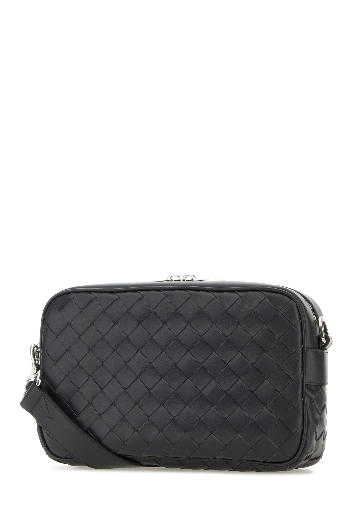 Bottega Veneta Borsa a tracolla in pelle ardesia, view 2