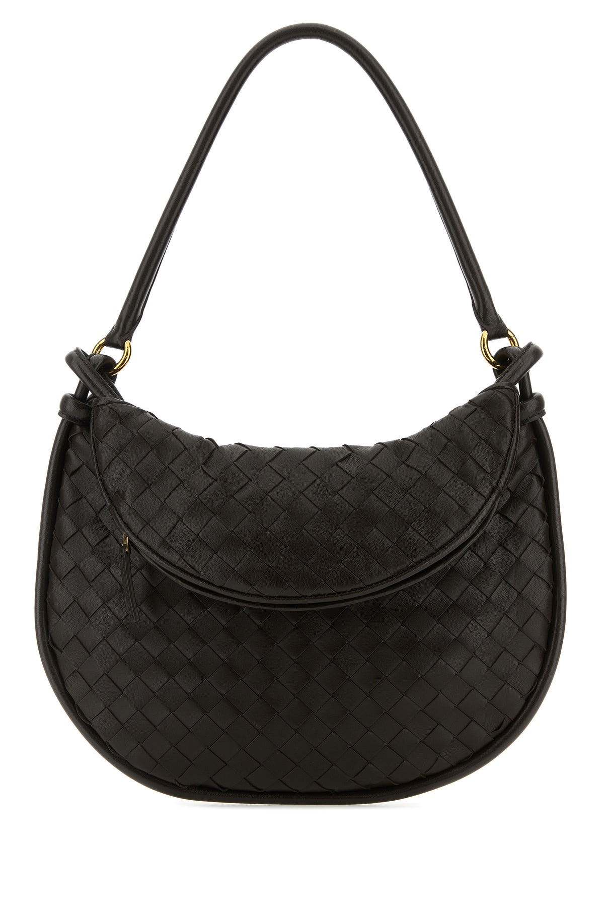 Bottega Veneta Borsa a spalla Gemelli media in pelle testa di moro